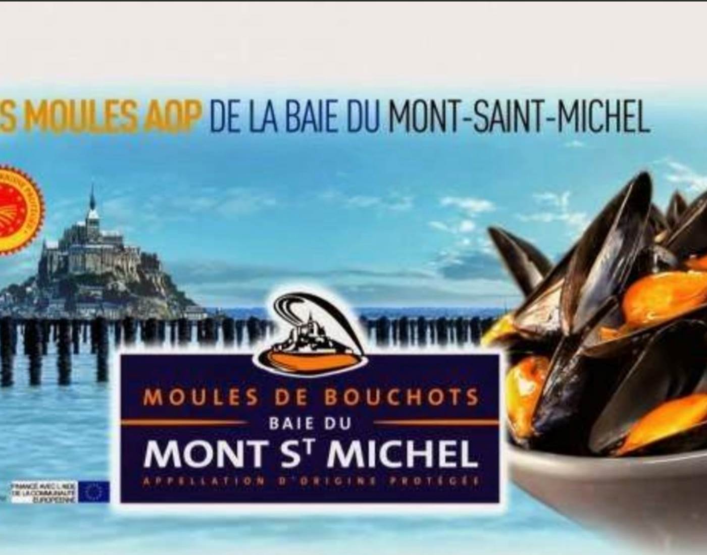 Les moules de bouchot de la baie du Mont St Michel