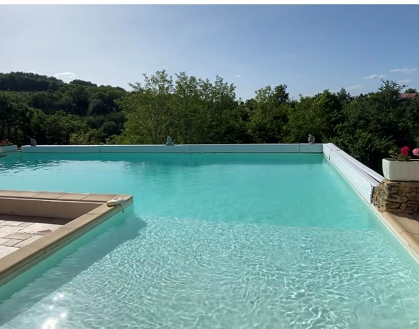 Piscine privative de la villa Lou Peyrol
