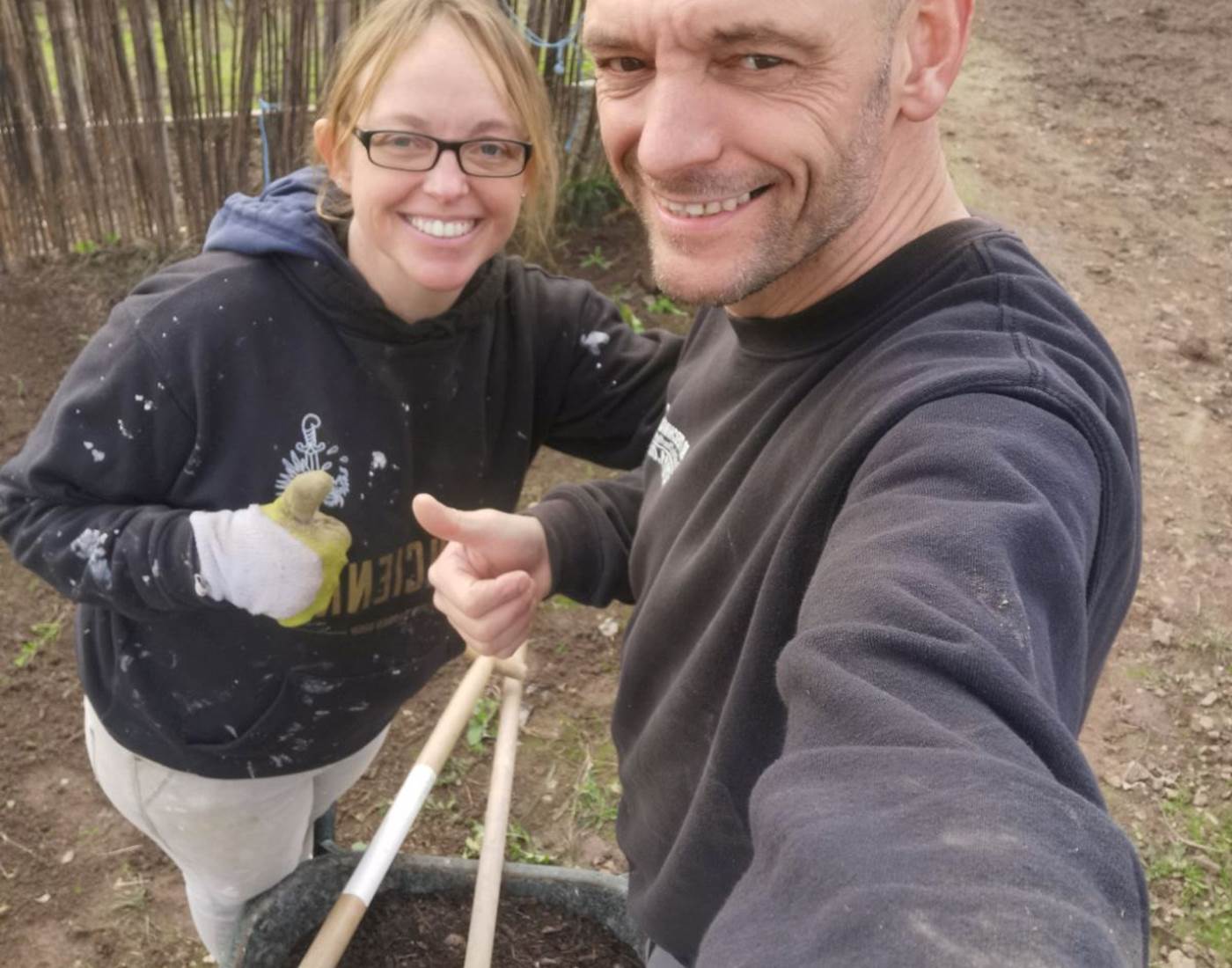 Travail à notre potager