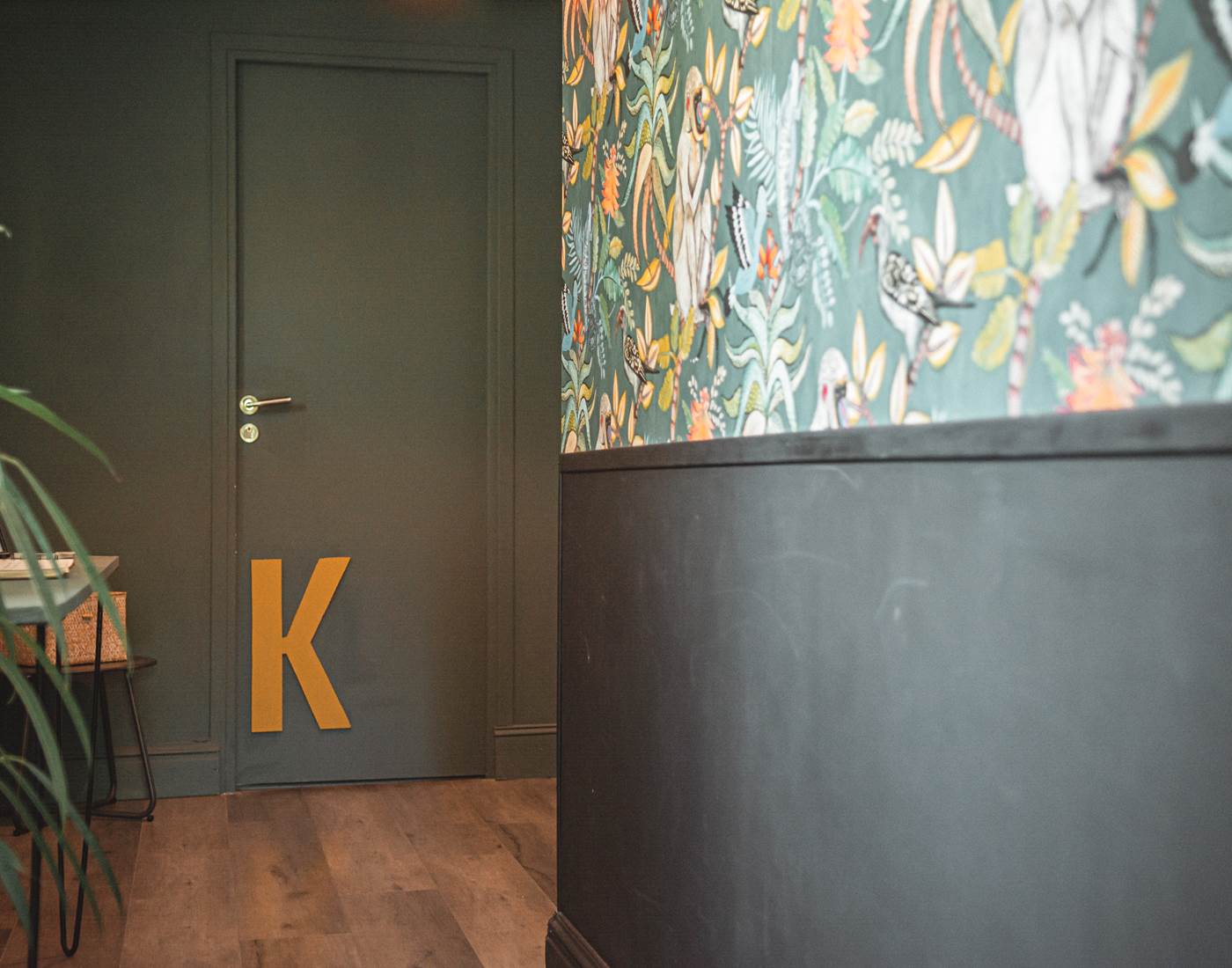 Le couloir qui dessert les 3 chambres