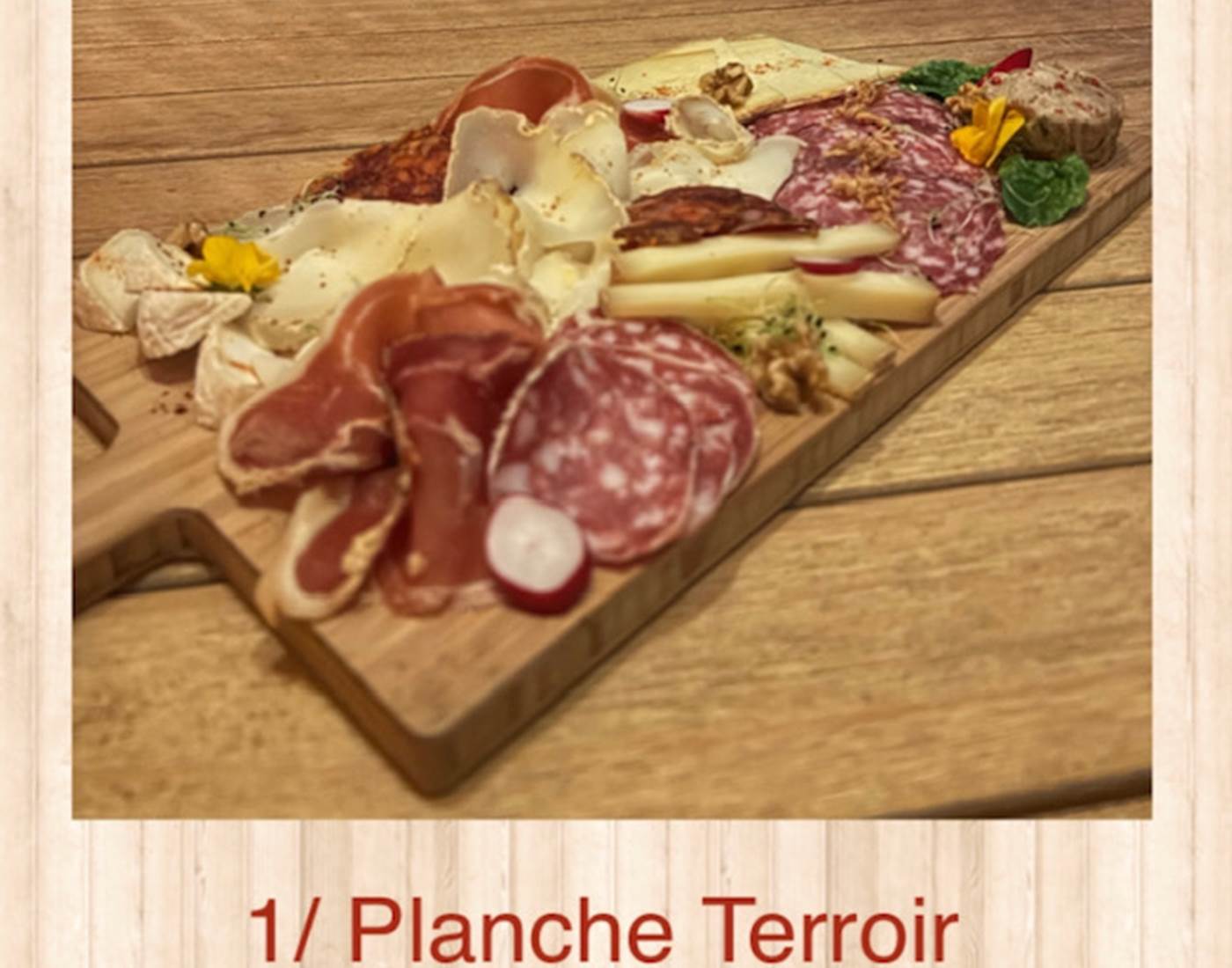 Planche terroir