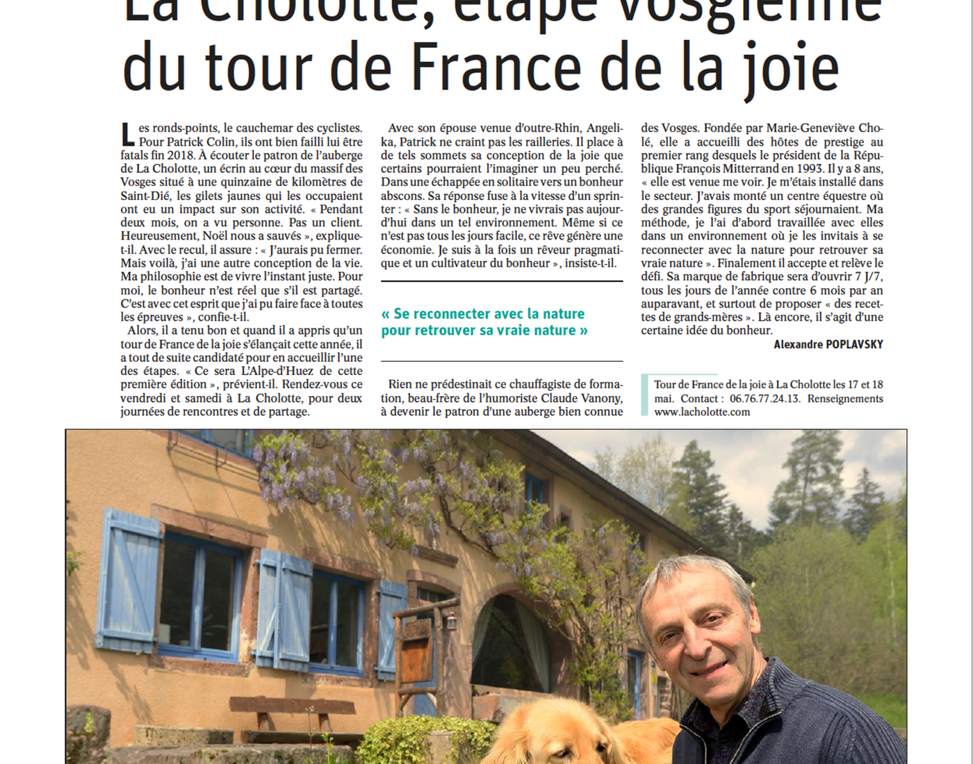 Vosges Matin 14 mai 2019