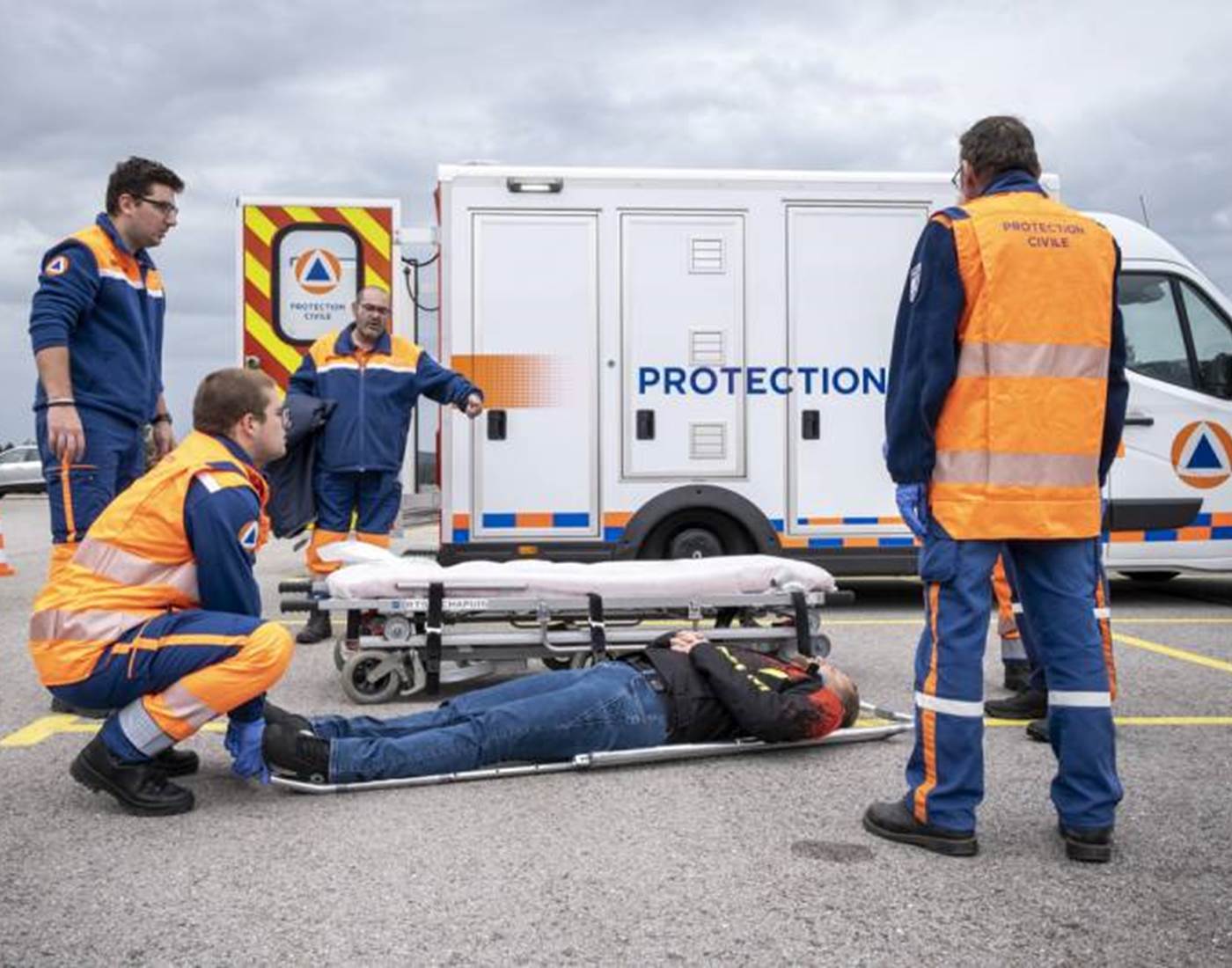 Les équipes de la Protection Civile des Vosges