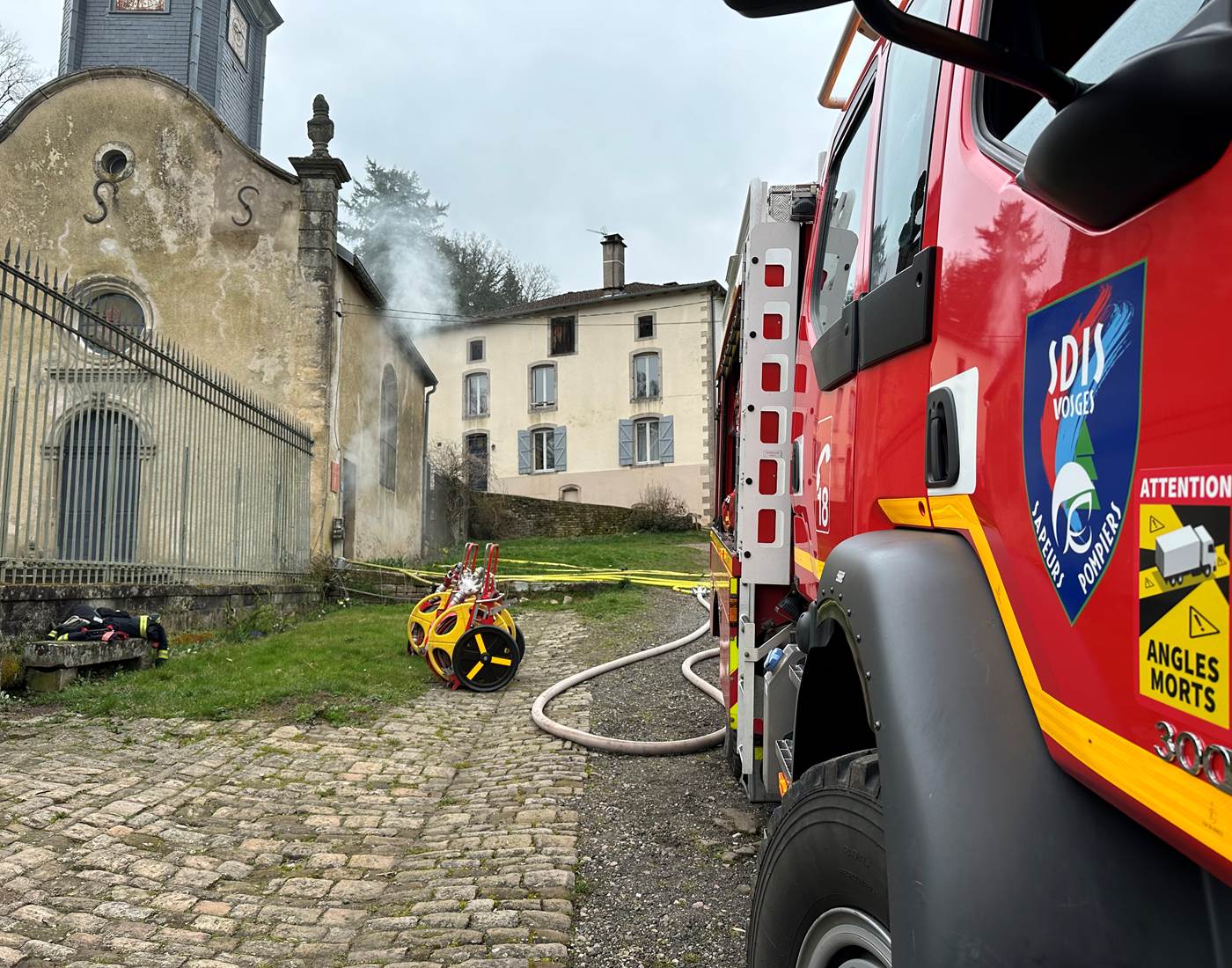 Le SDIS88 à la Manufacture Royale de Bains