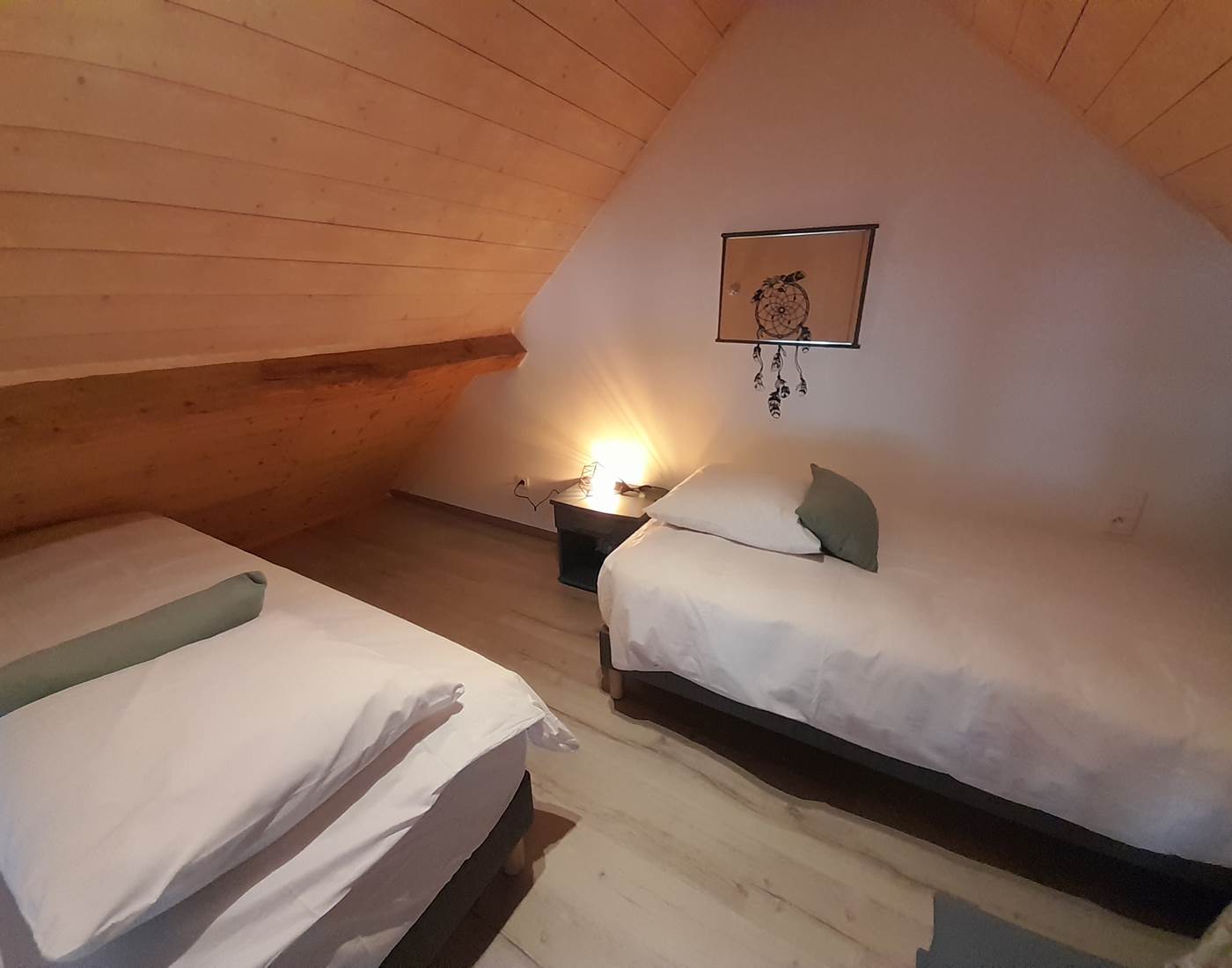 la mezzanine en mode lits séparés