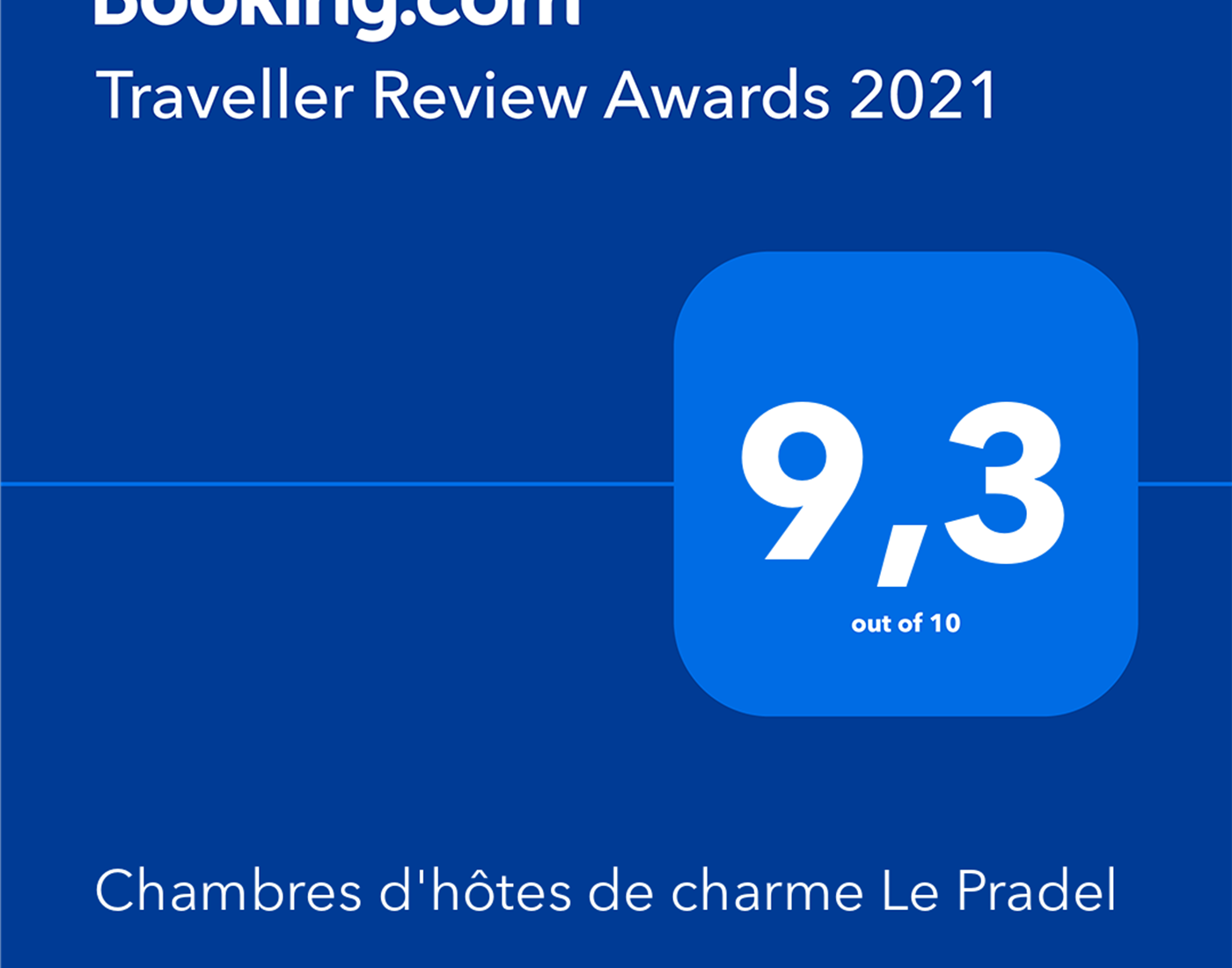 @bookingcom awards2021