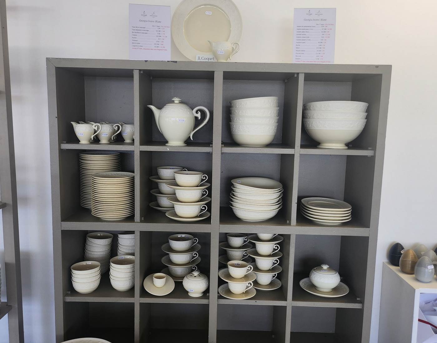 J. L. Coquet - Porcelaine de Limoges - Magasin d'usine