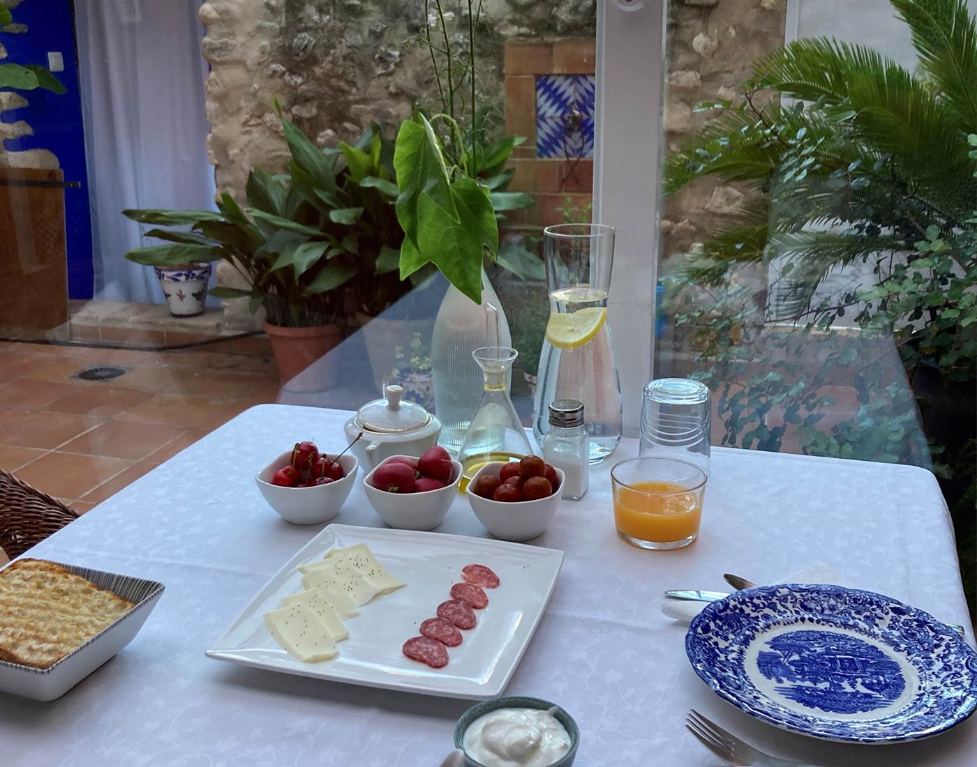 El  desayuno en invierno