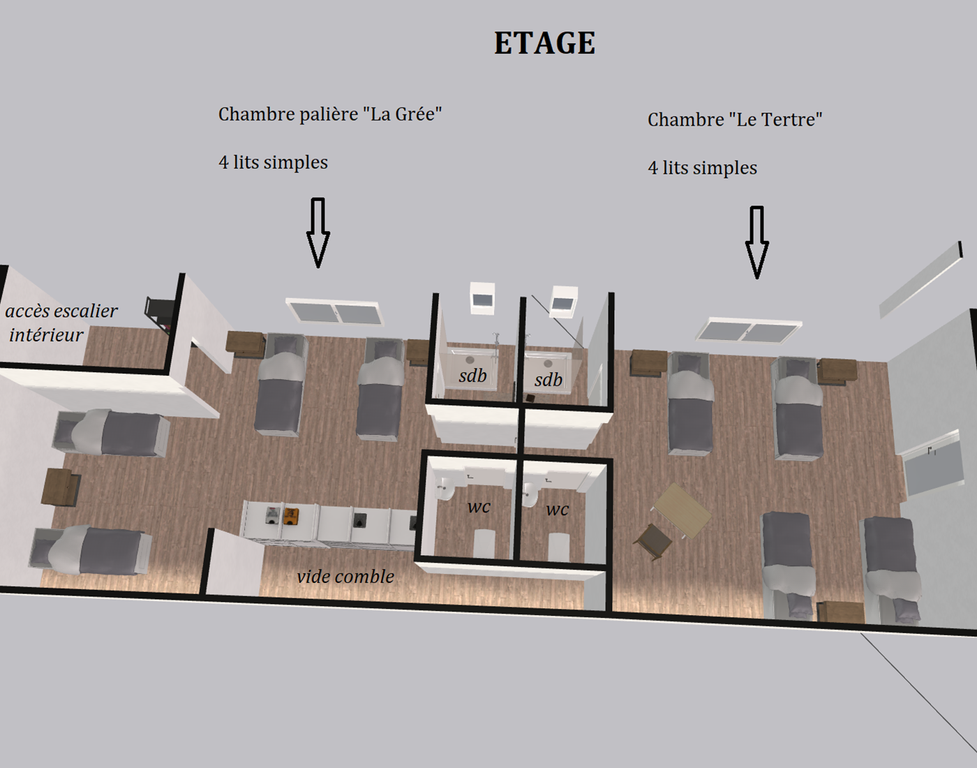 plan etage