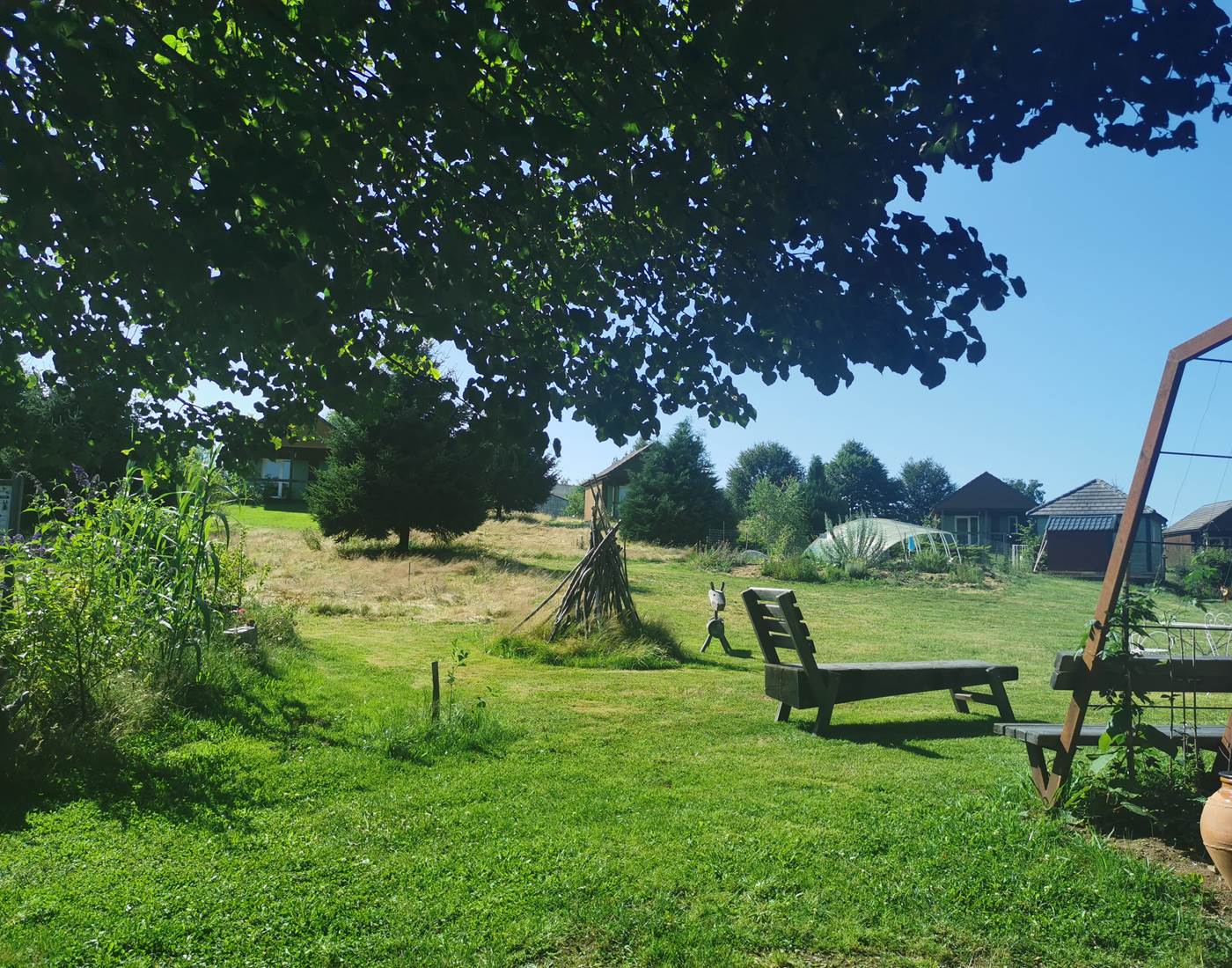 Un espace extérieur fait aussi pour les enfants