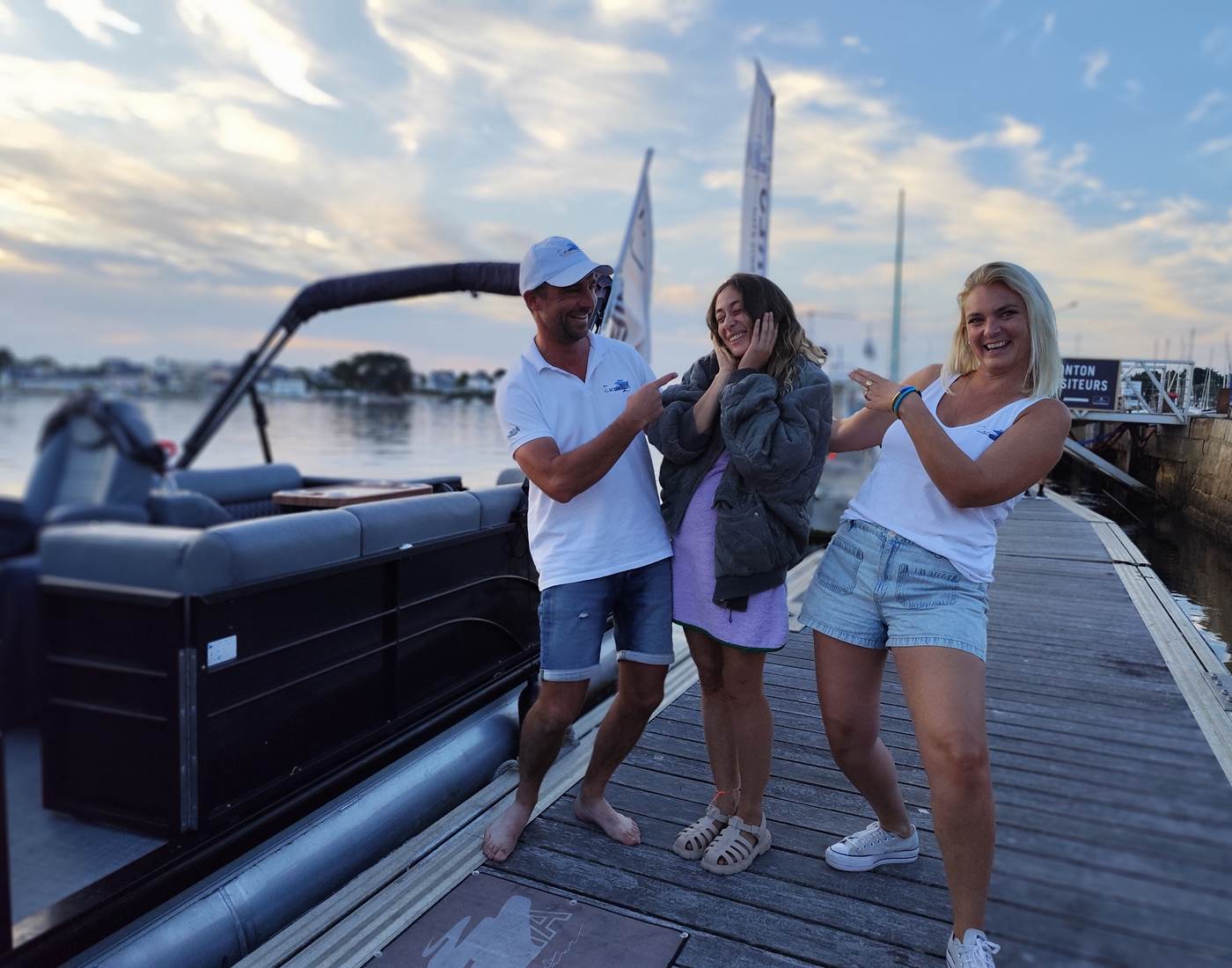 Antoine et Sandra avec Luiza