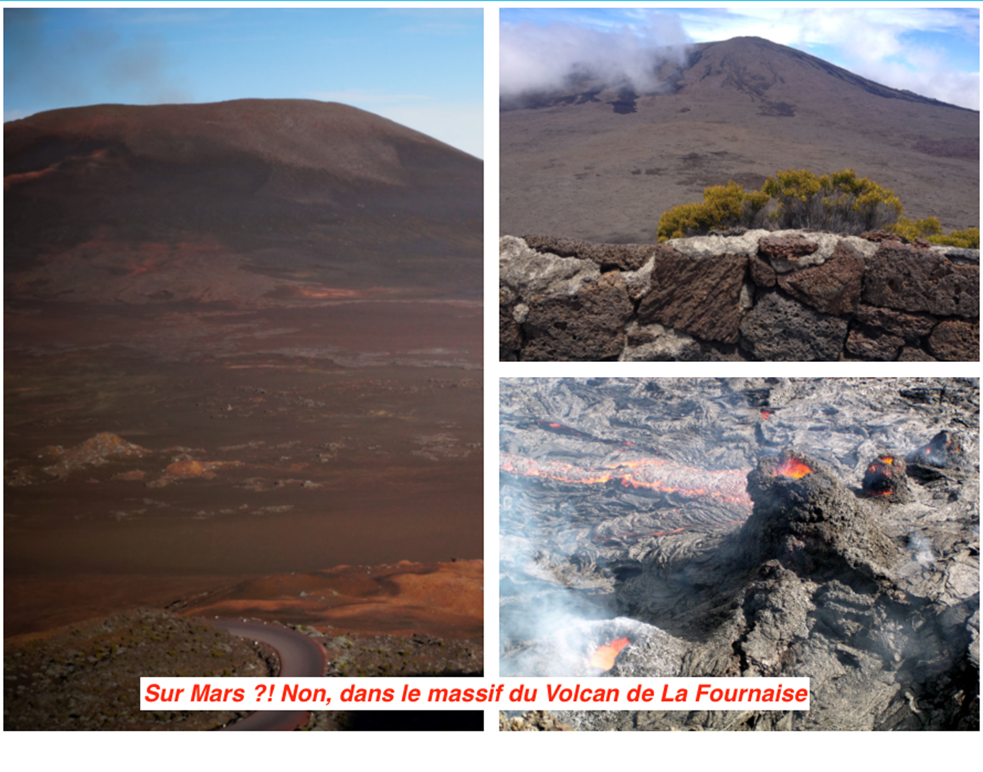 Volcan, lave et plaine des sables