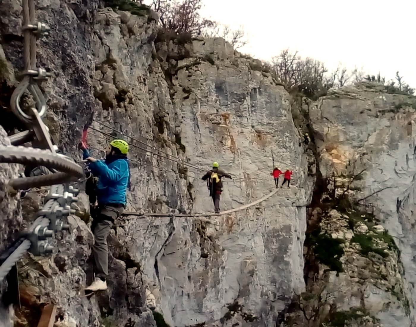 Accès à la passerelle