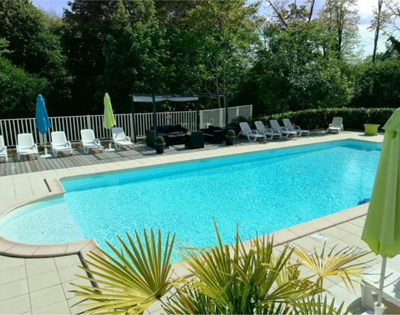 La piscine des Chalets d'Argentouleau