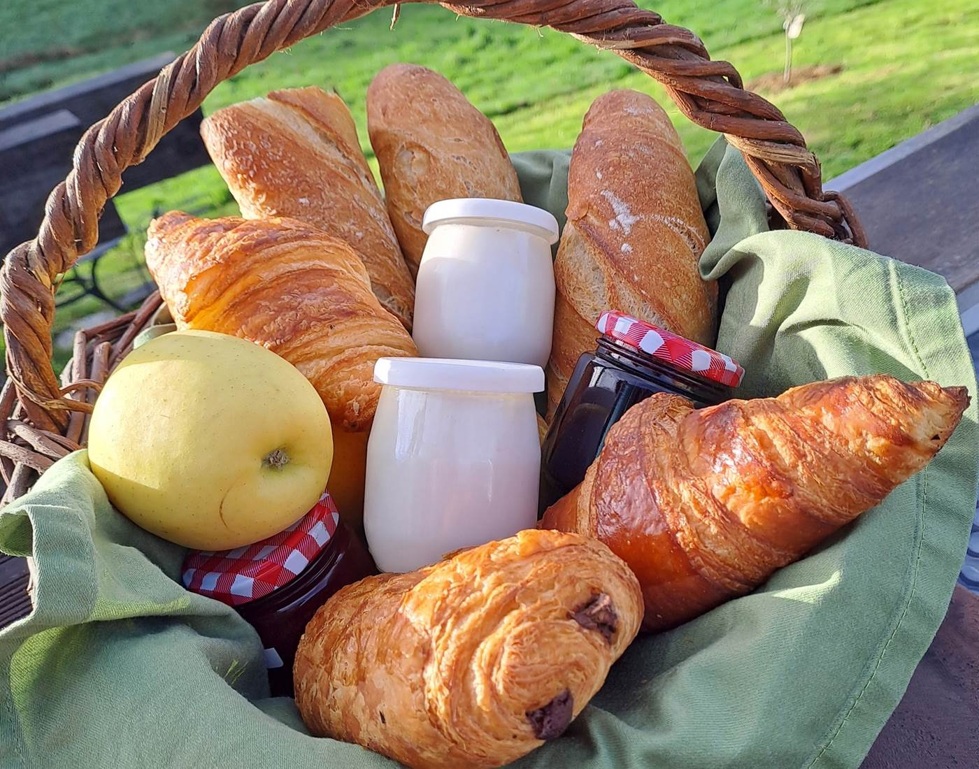 Panier petit déjeuner