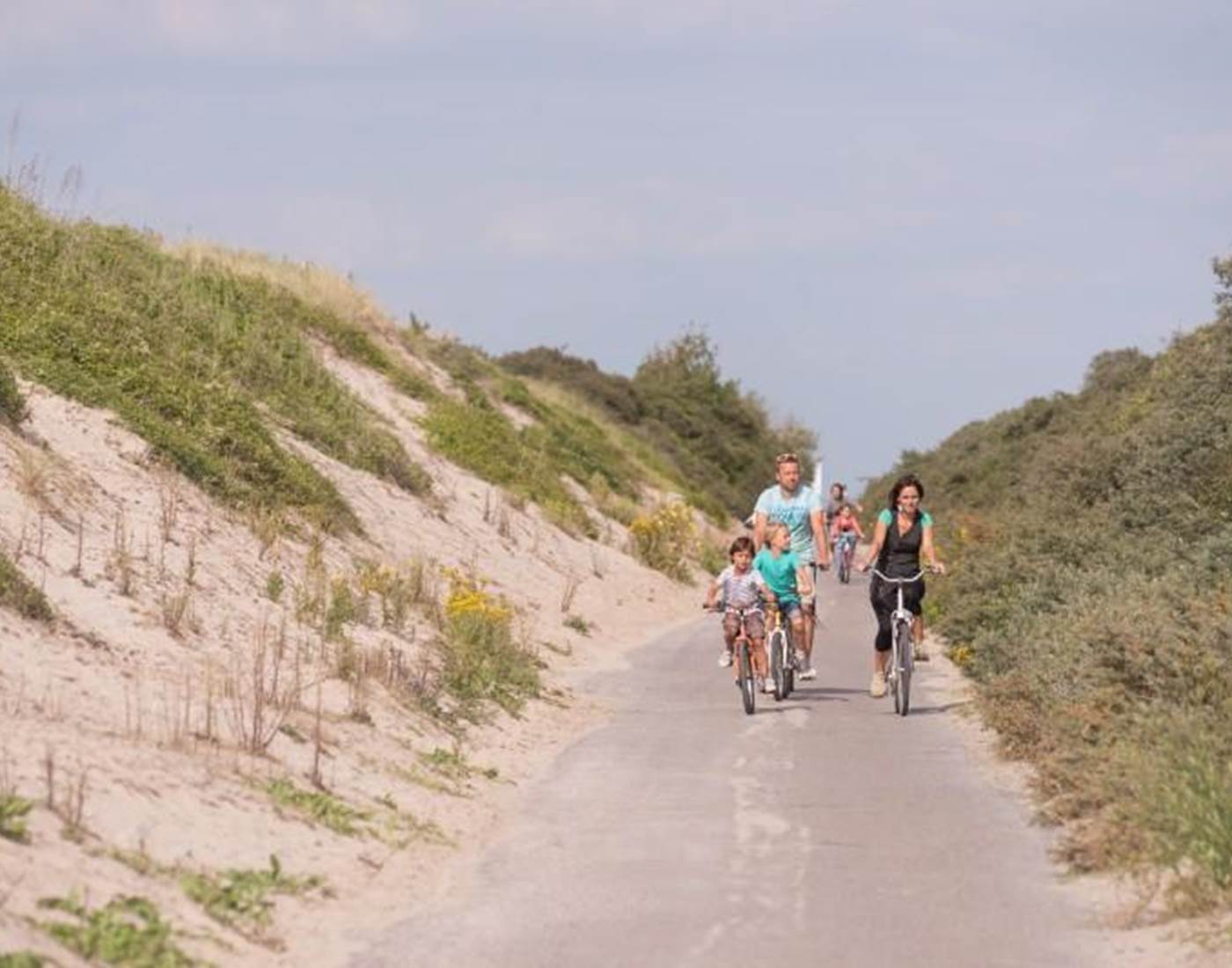 velos sur la  route blanche