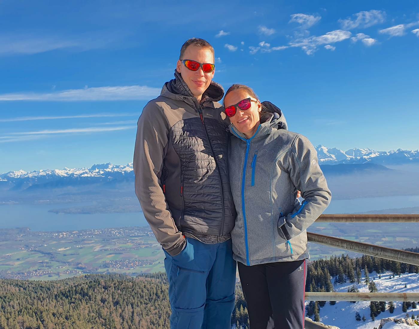 Caroline et Guillaume, vos hôtes du Grenier des Rousses