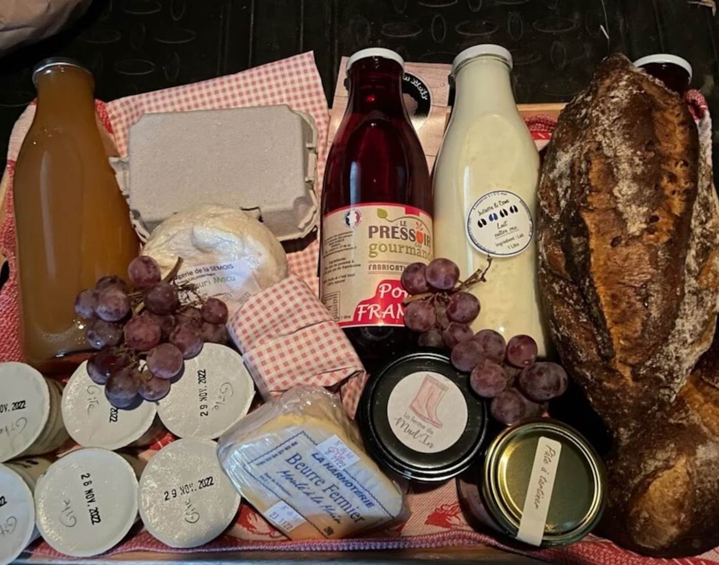 Plateau petit déjeuner