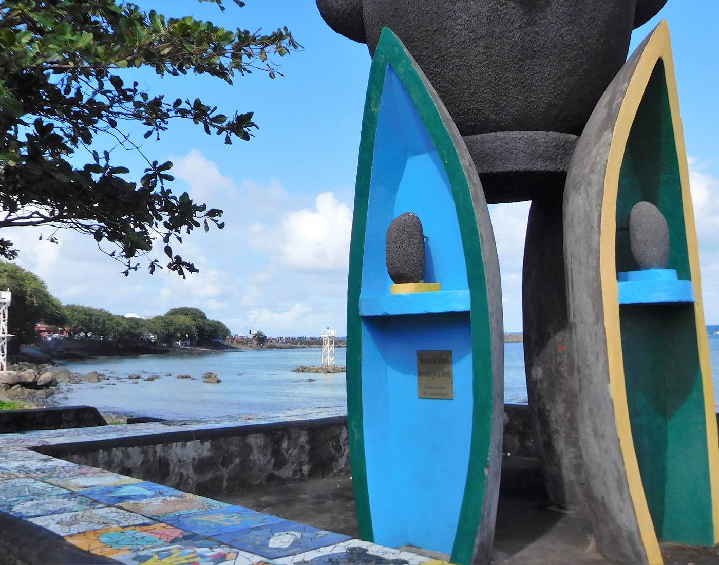 L'entrée du quartier !