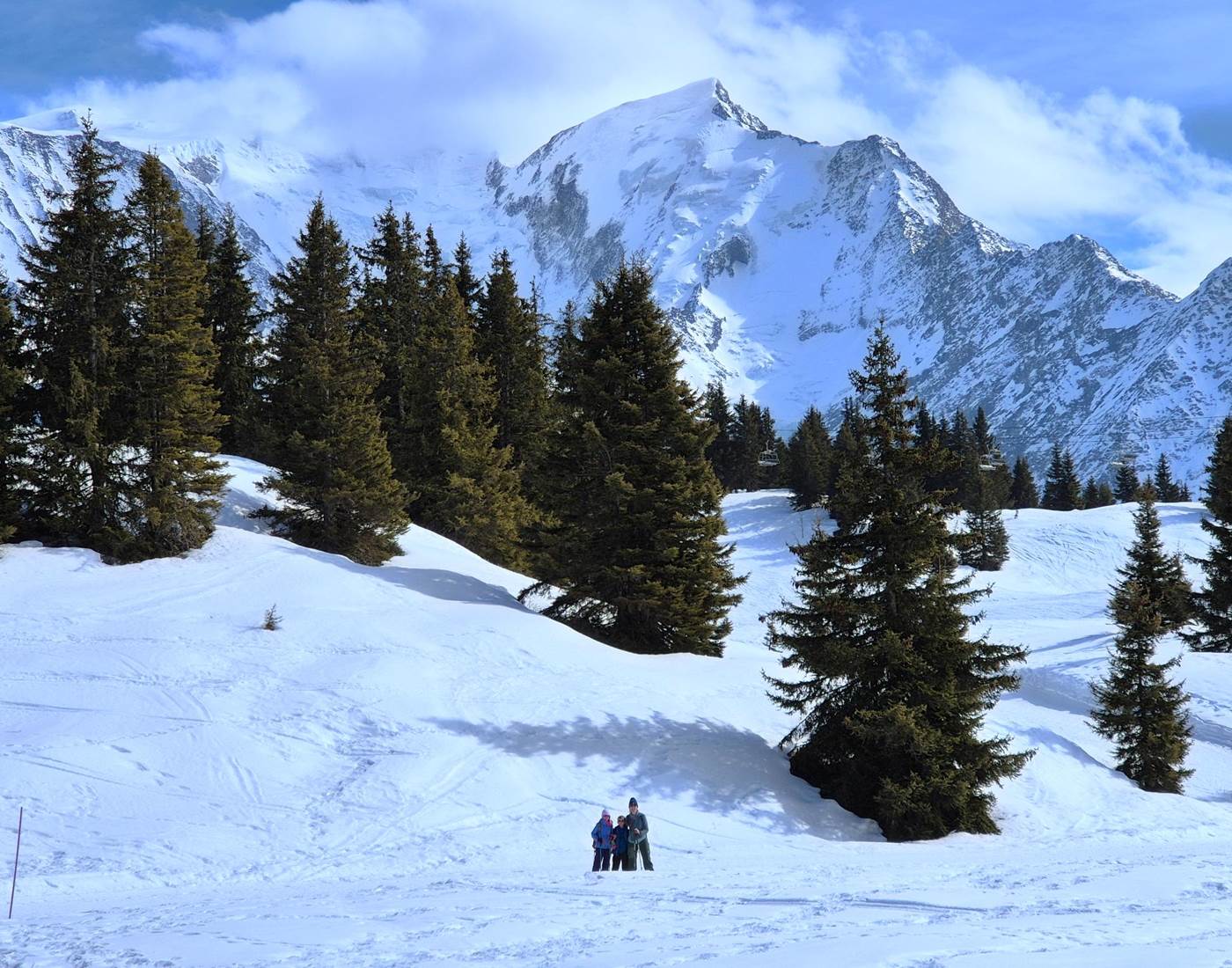 Itinéraire raquette du plateau du Prarion (Houches)