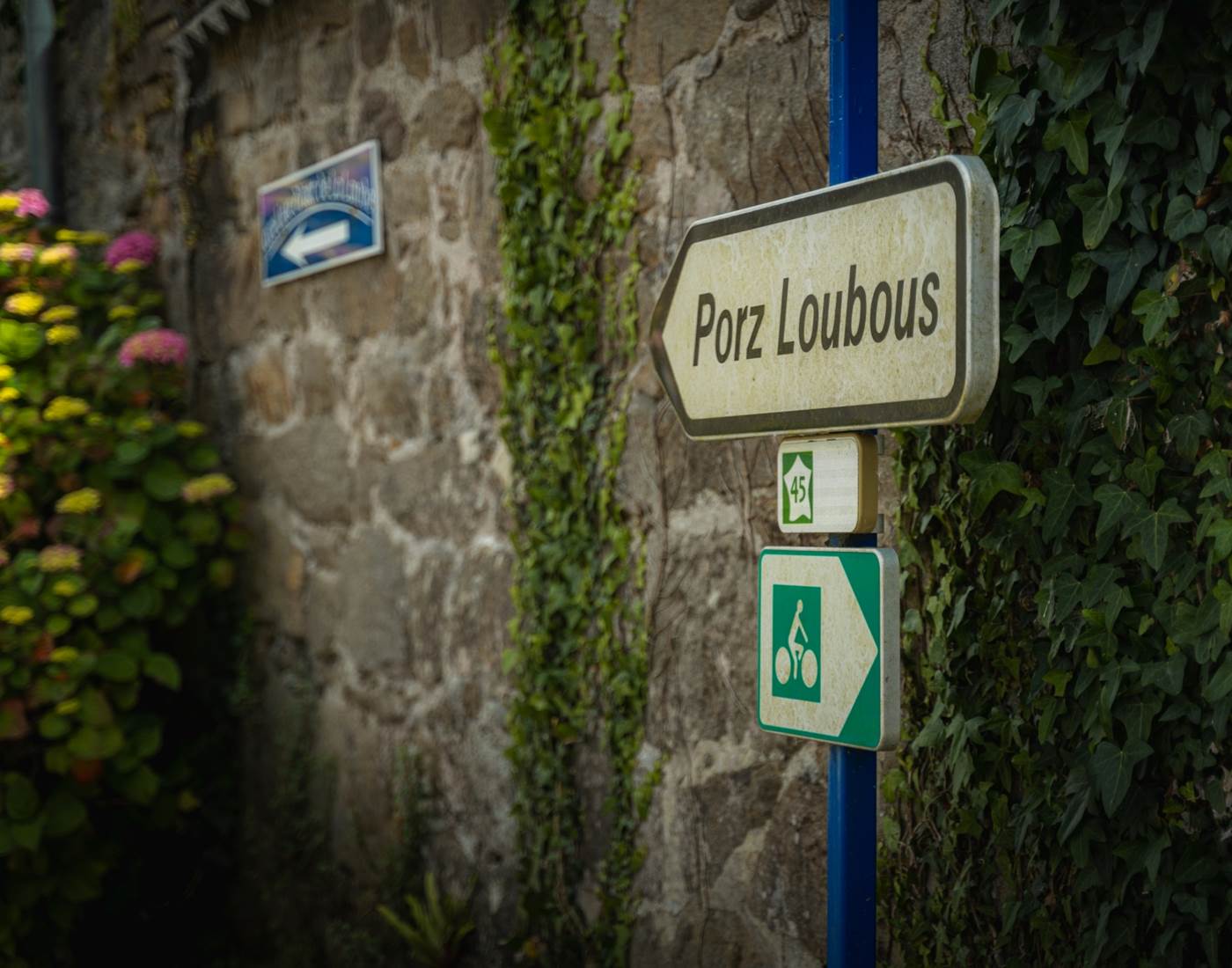 Le véloroute V5 à proximité du quartier d'hiver