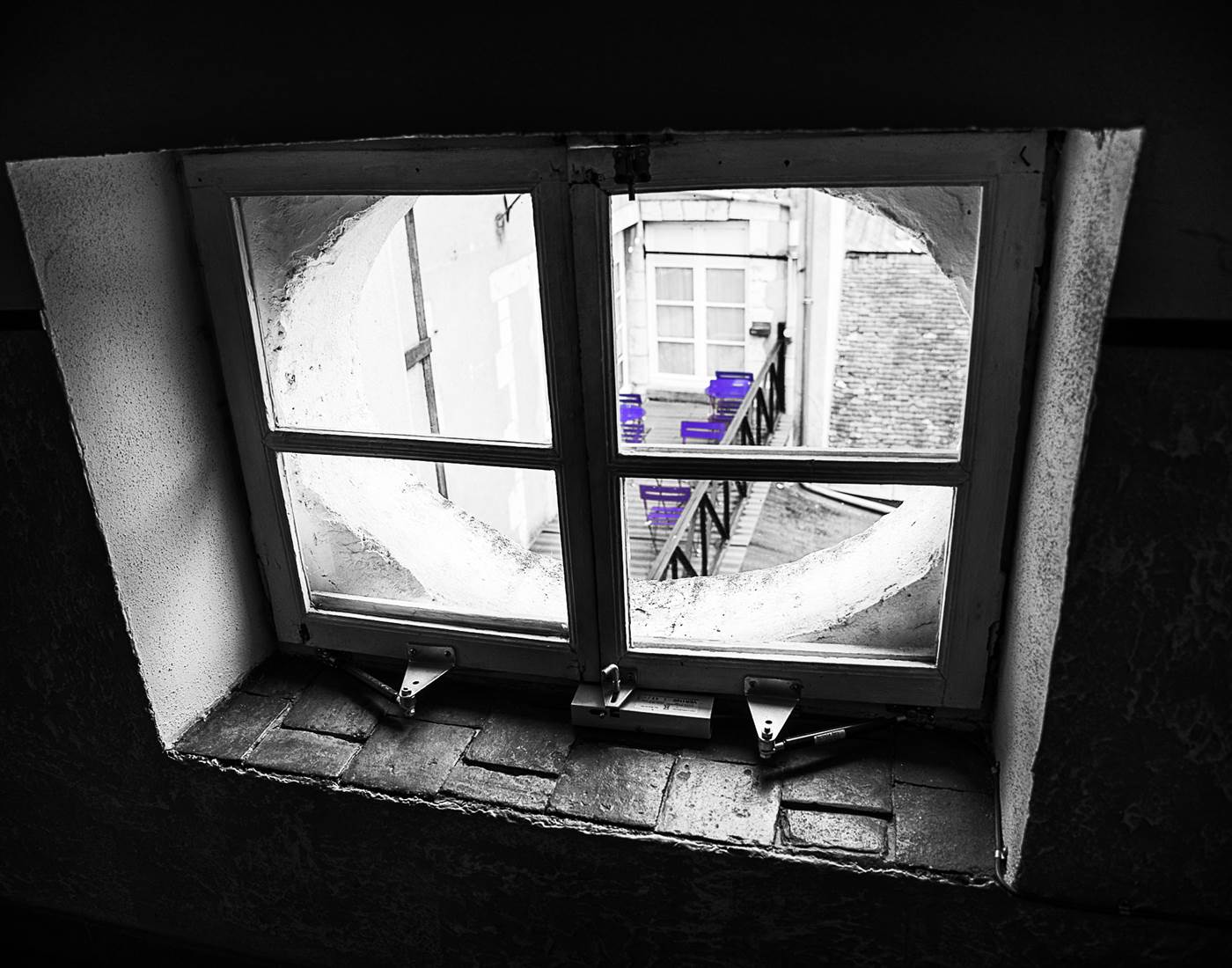 Lucarne vers terrasse