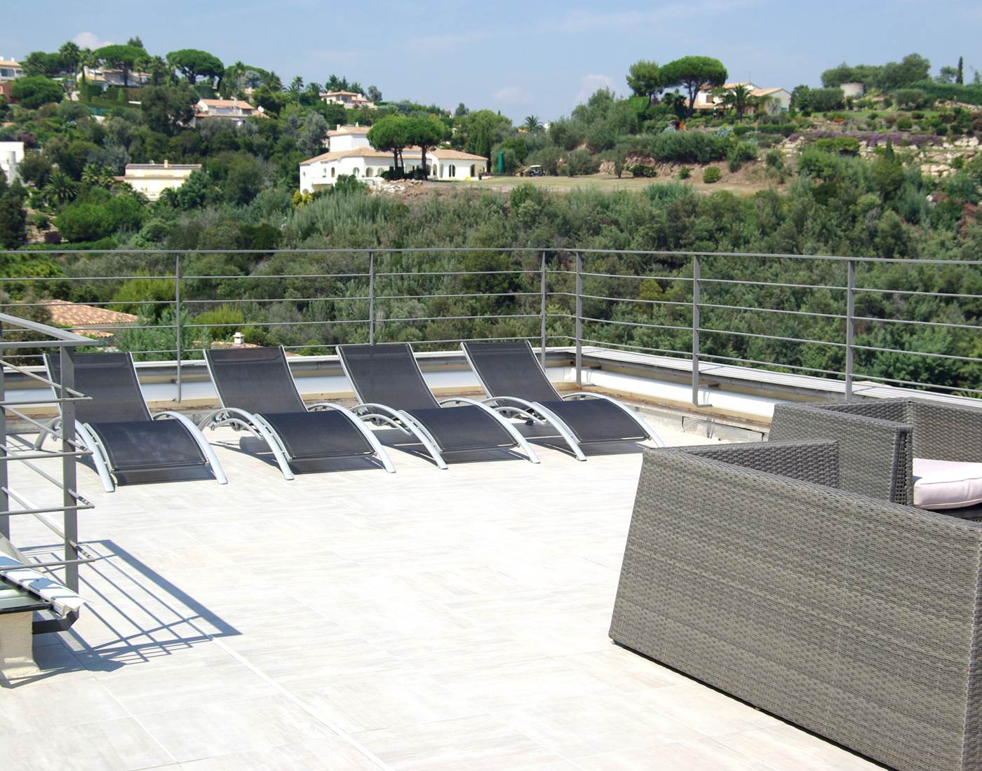 amazing sea vue villa with roof top south france riviera