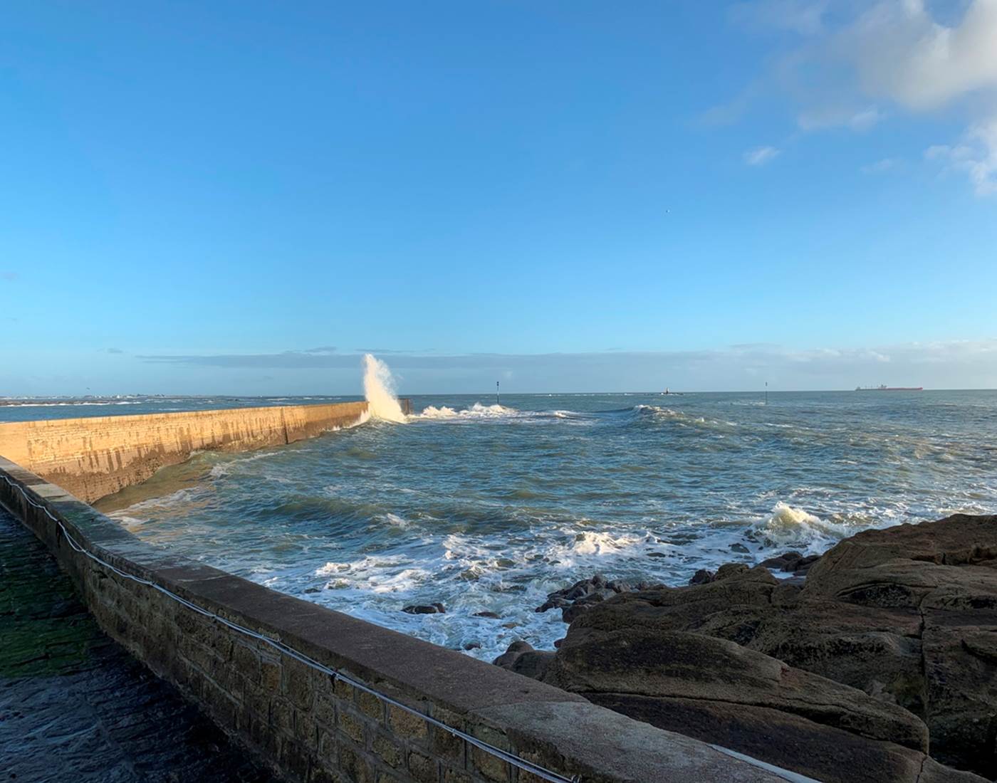 Lomener - Le Port - La jetée