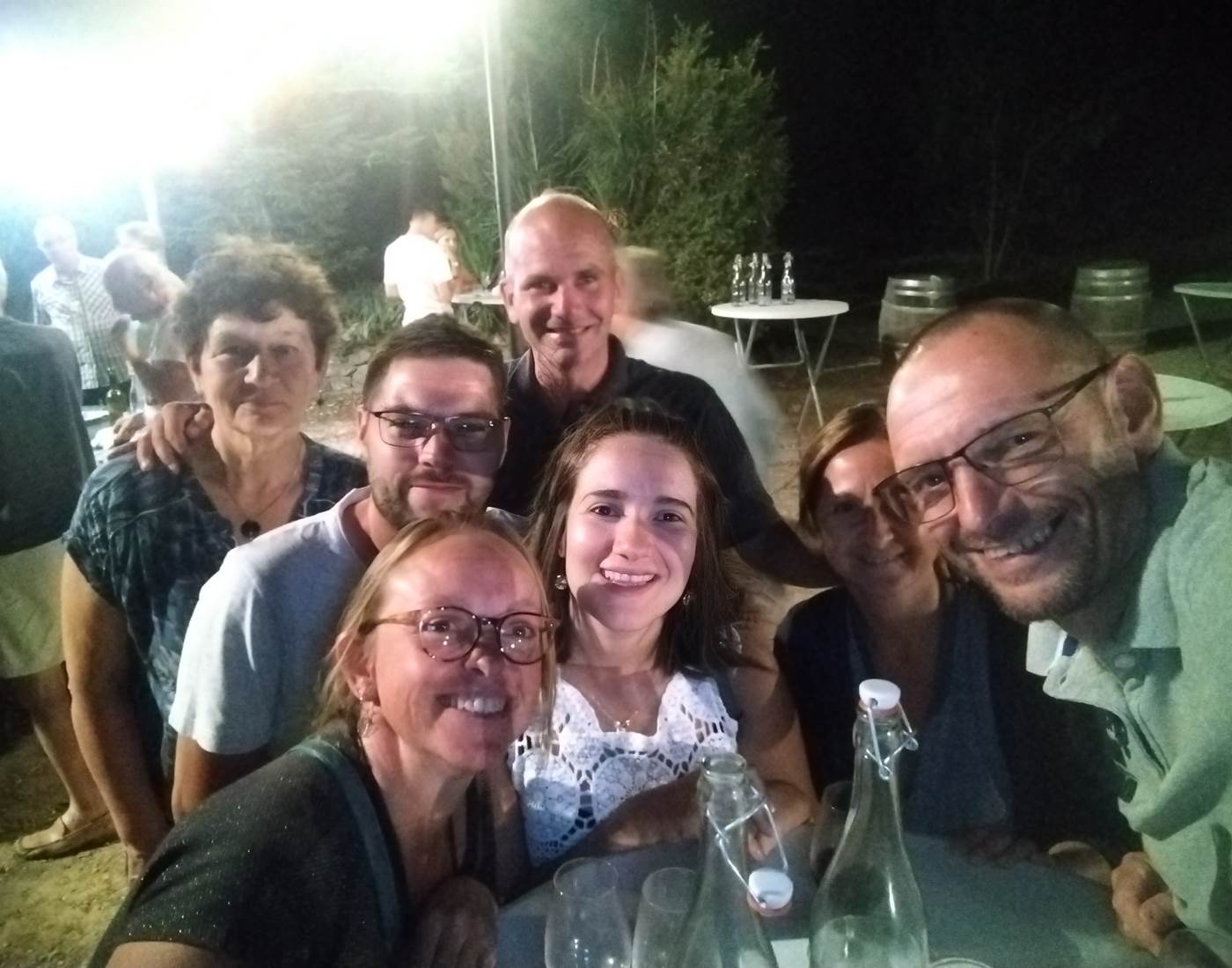 Les grillades du Domaine Les tuileries avec nos hôtes