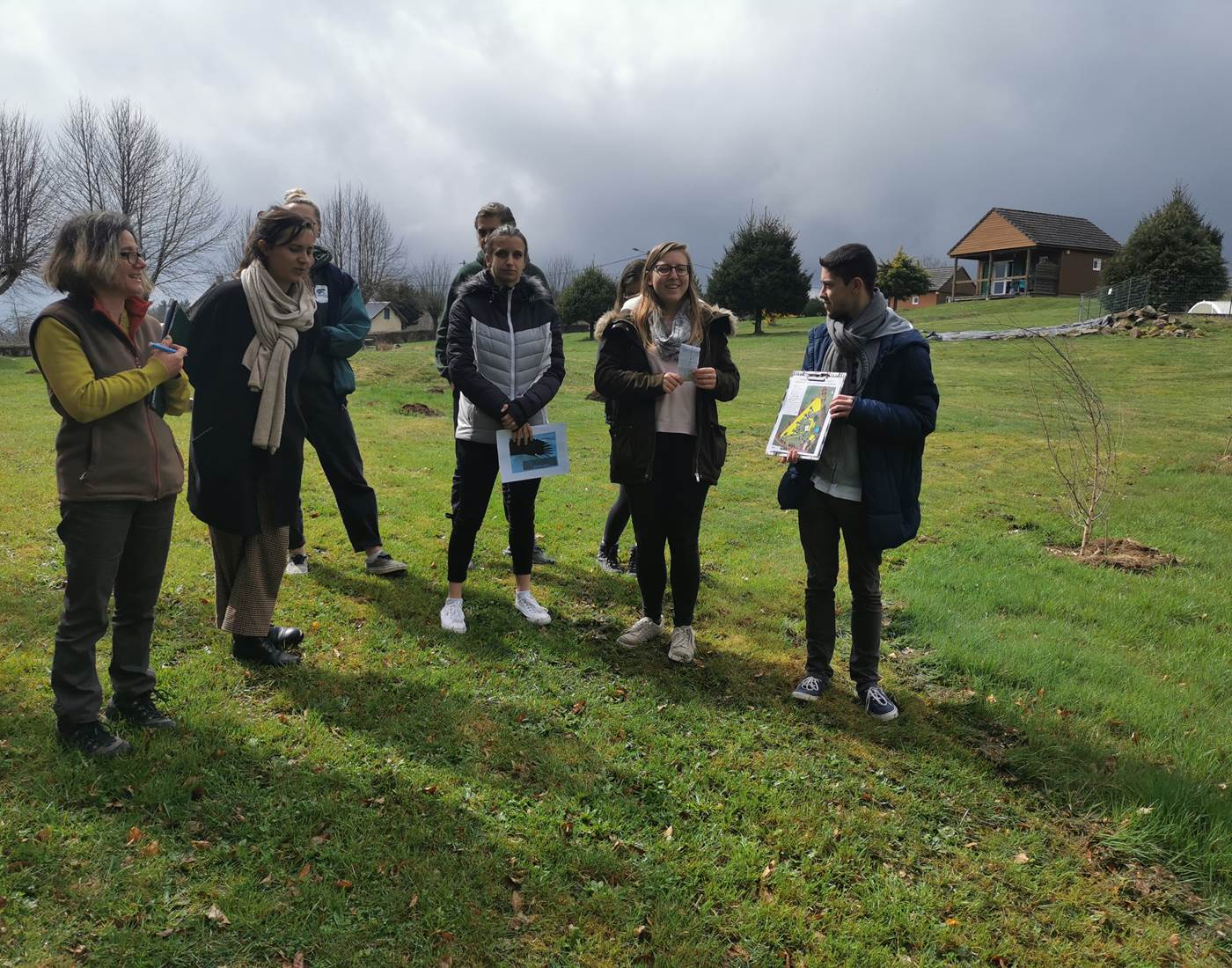 Rendu du projet avec les enseignantes du Lycée agricole Henrie Queuille en Corrèze