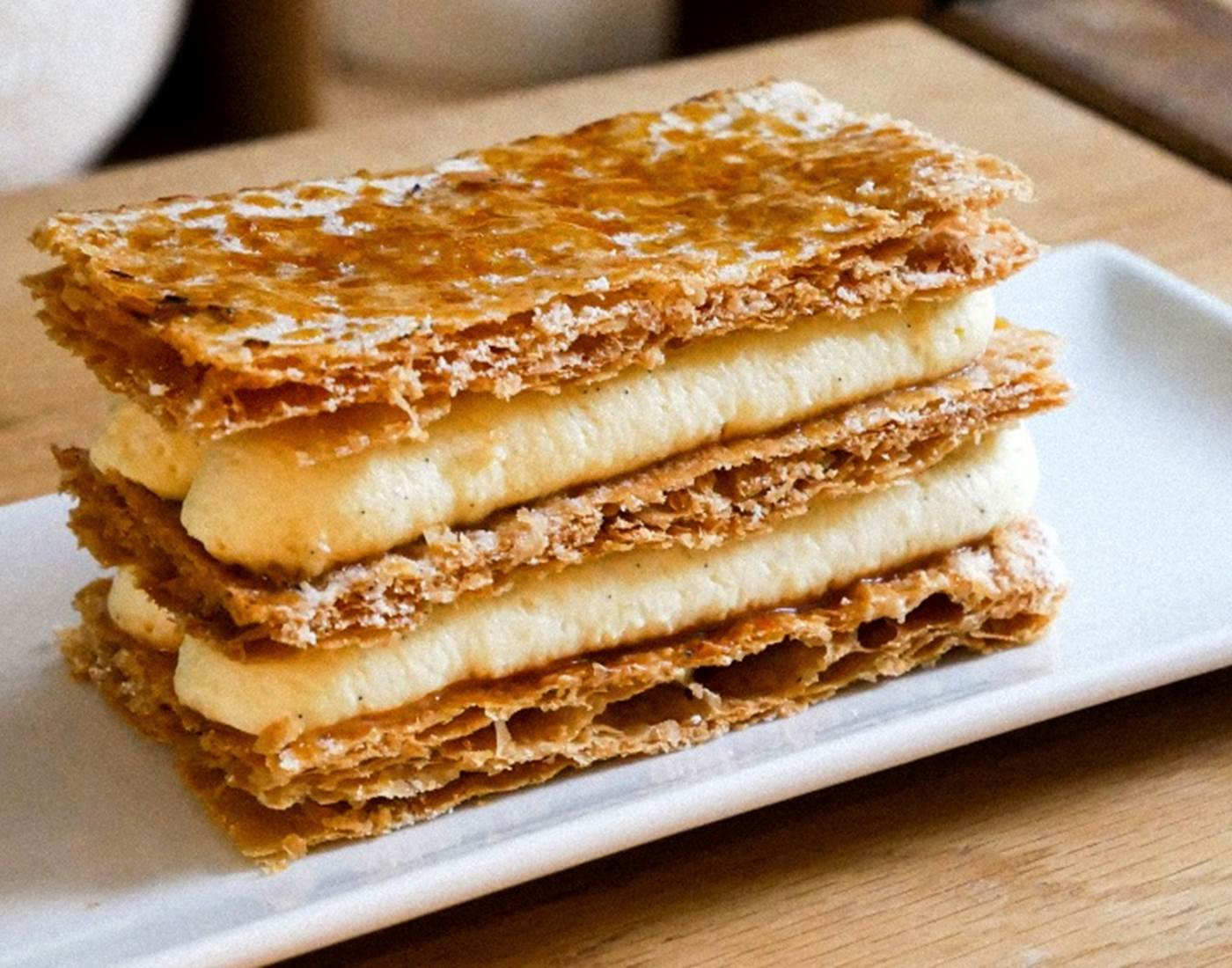 Le mille-feuilles à la vanille de chez Vent de Vanille