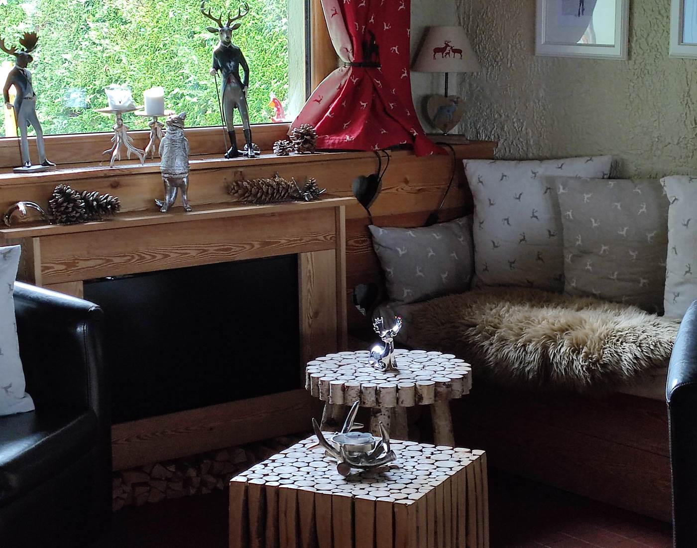 le salon ou déguster un de nos nombreux whiskys