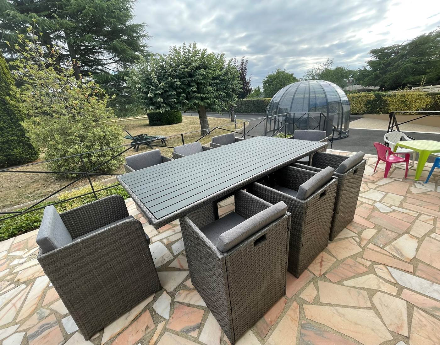 Terrasse et espace repas