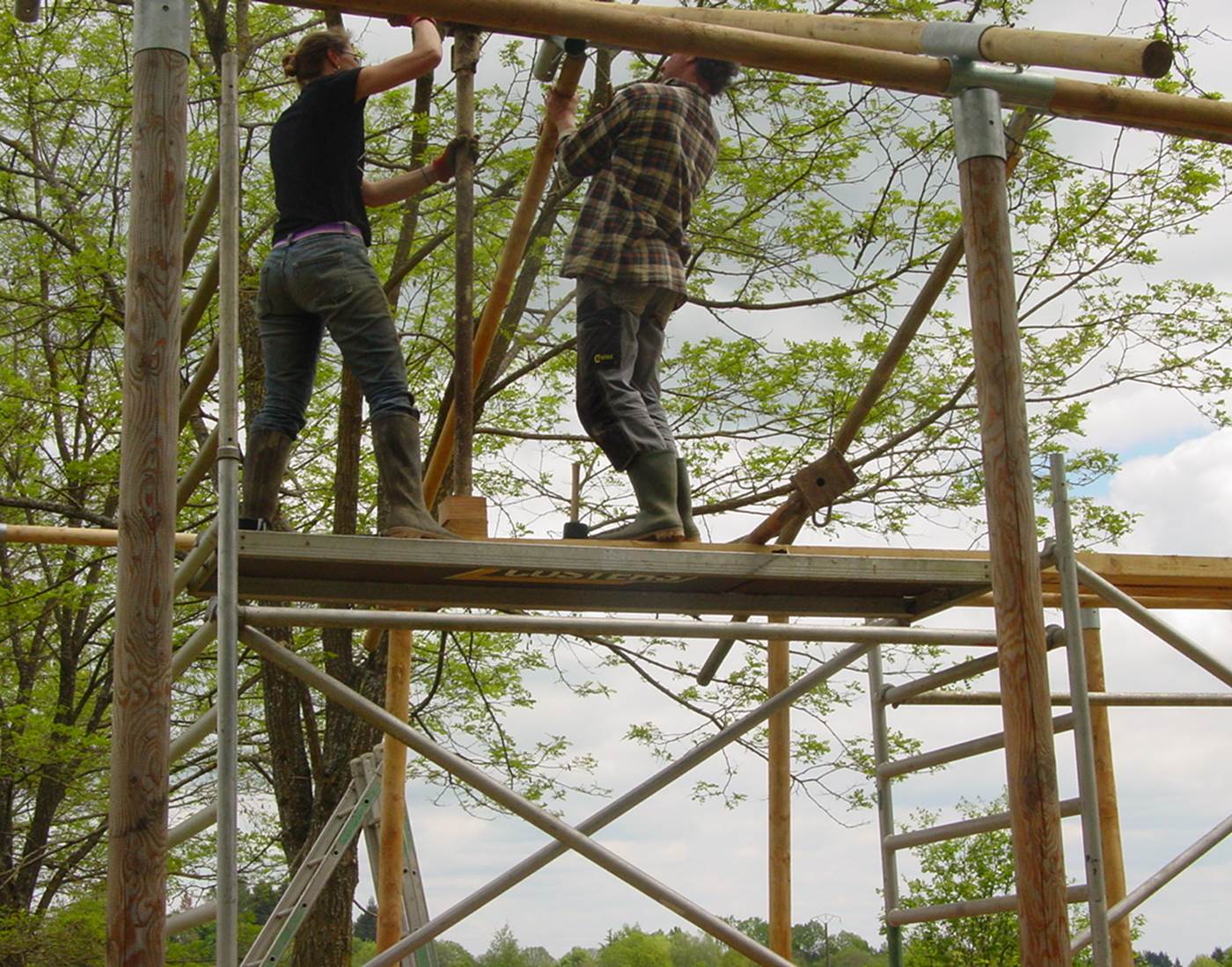 construction tente safari