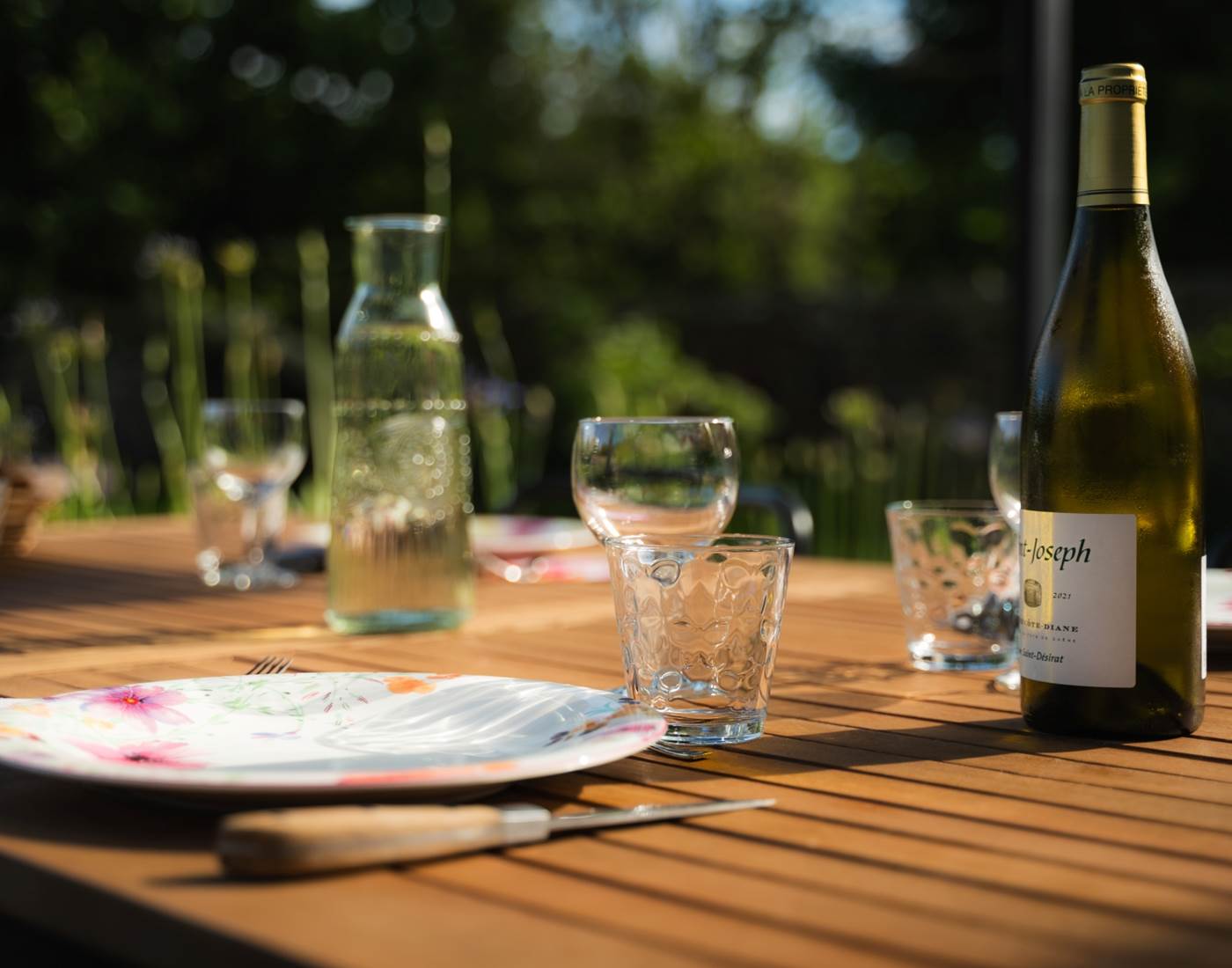 Le diner sur la terrasse