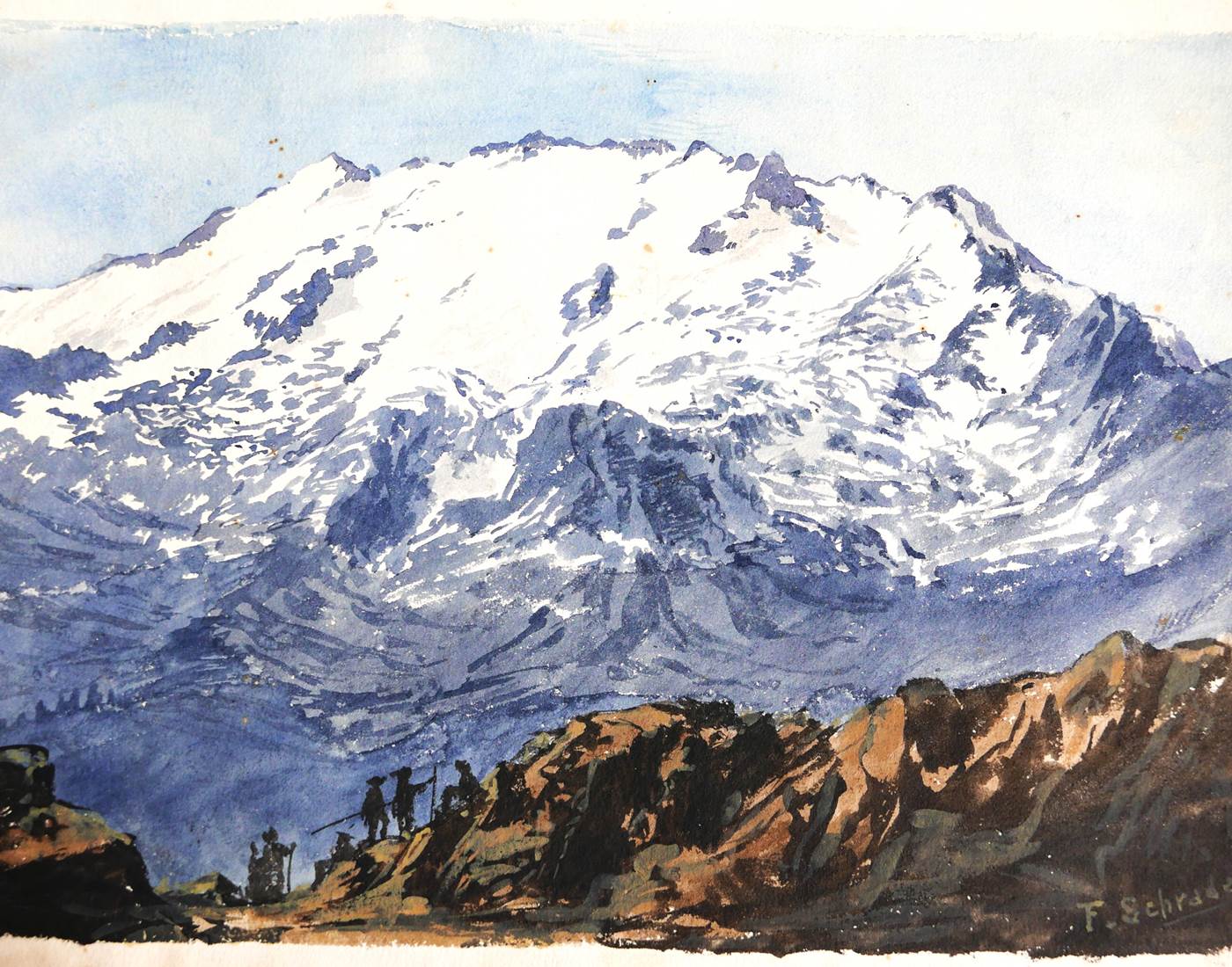 Exposition temporaire " Franz Schrader, la montagne sublimée " ©Franz Schrader