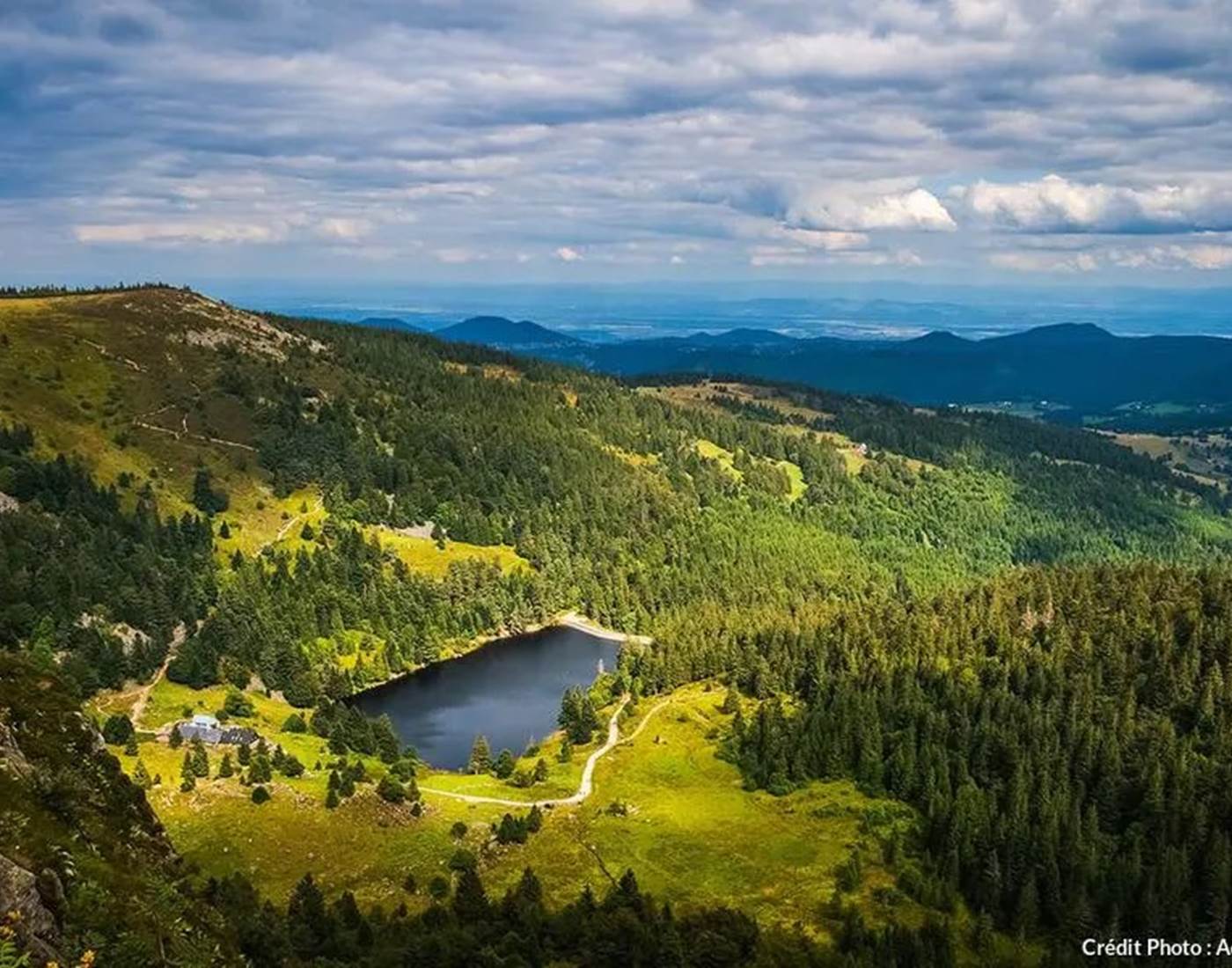 Le lac du Forlet, dit aussi "lac des Truites"