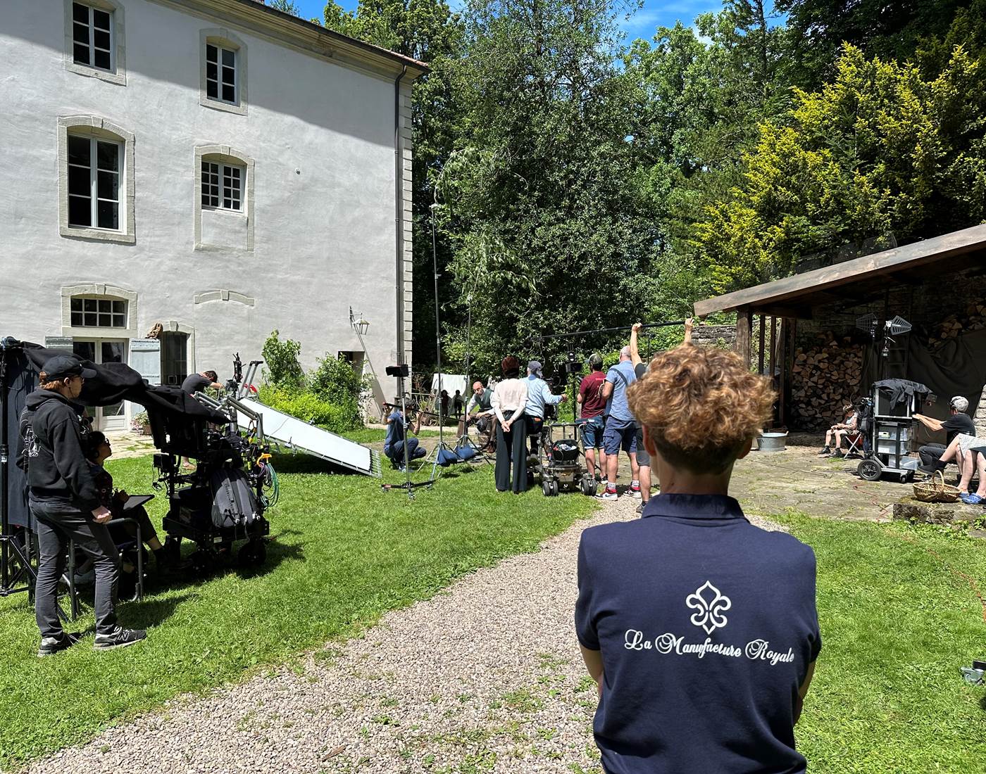 Nouveau film à la Manufacture Royale de Bains