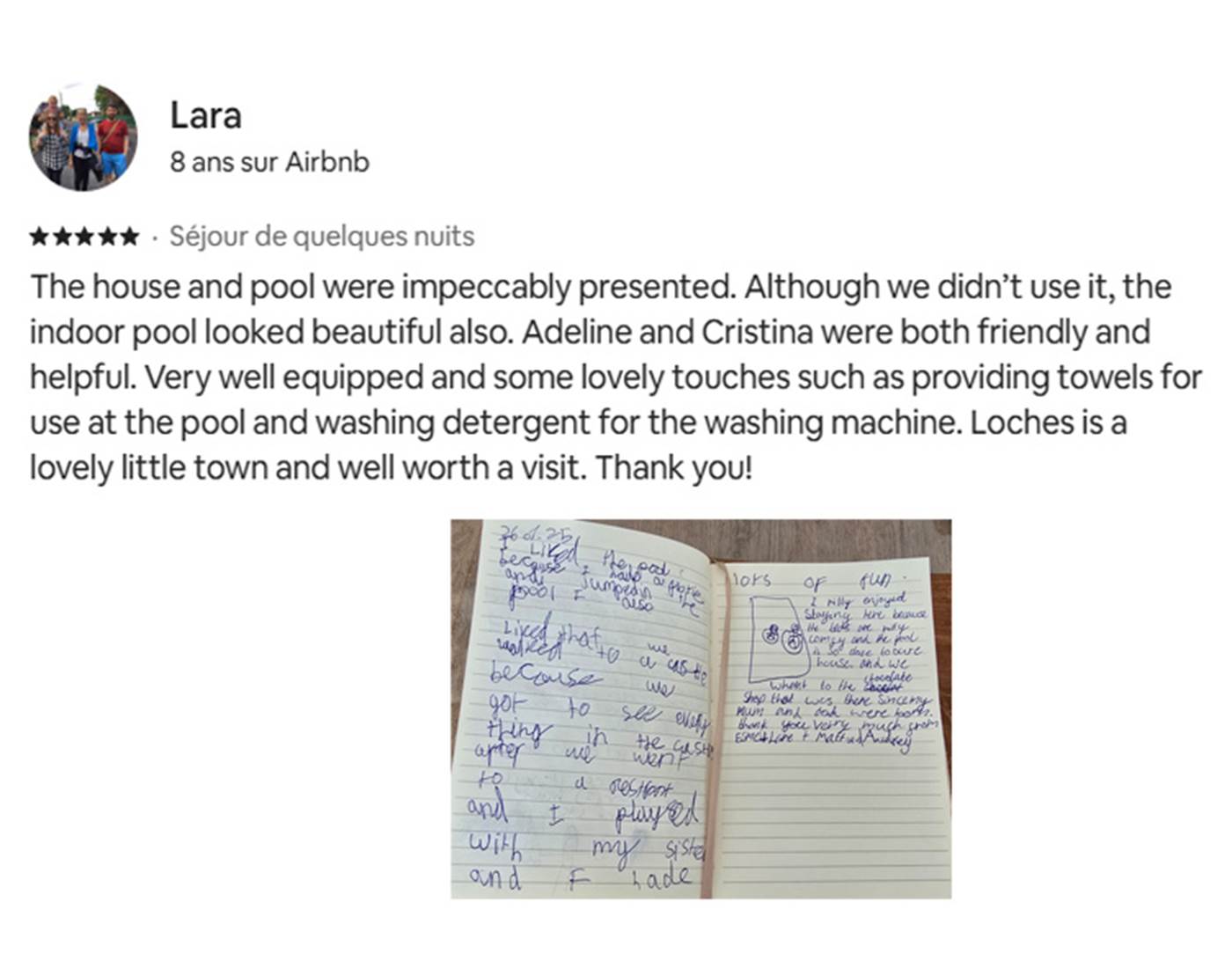 avis airbnb 2507_Domaine des Cyclamens