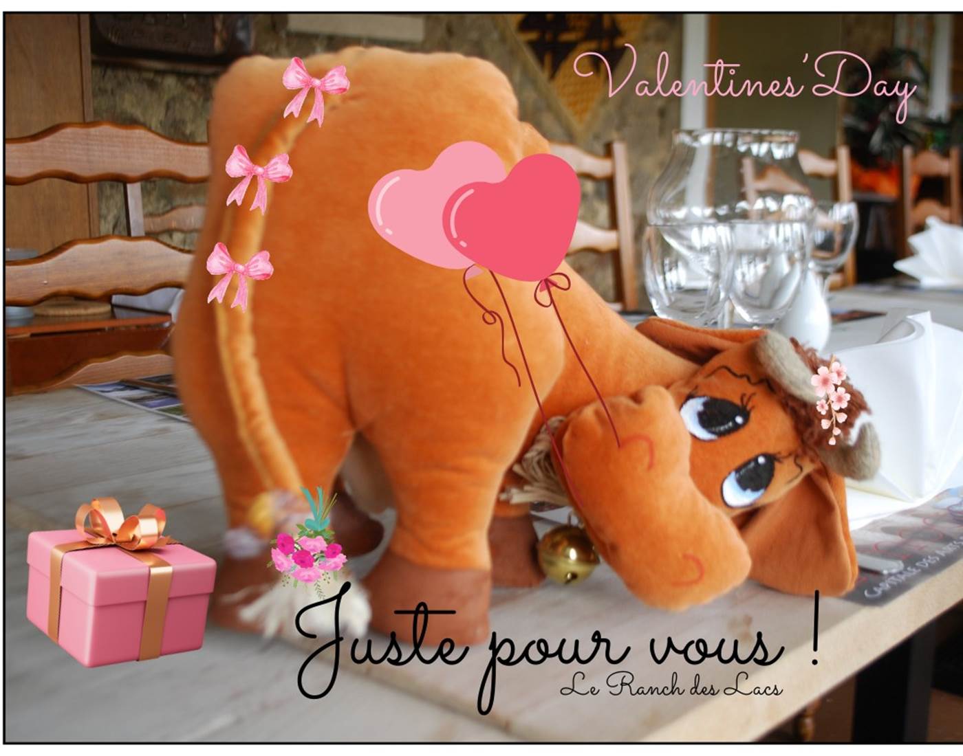 Votre escapade à deux maintenant ou plus tard au Ranch des Lacs Chambre cosy et table gourmande