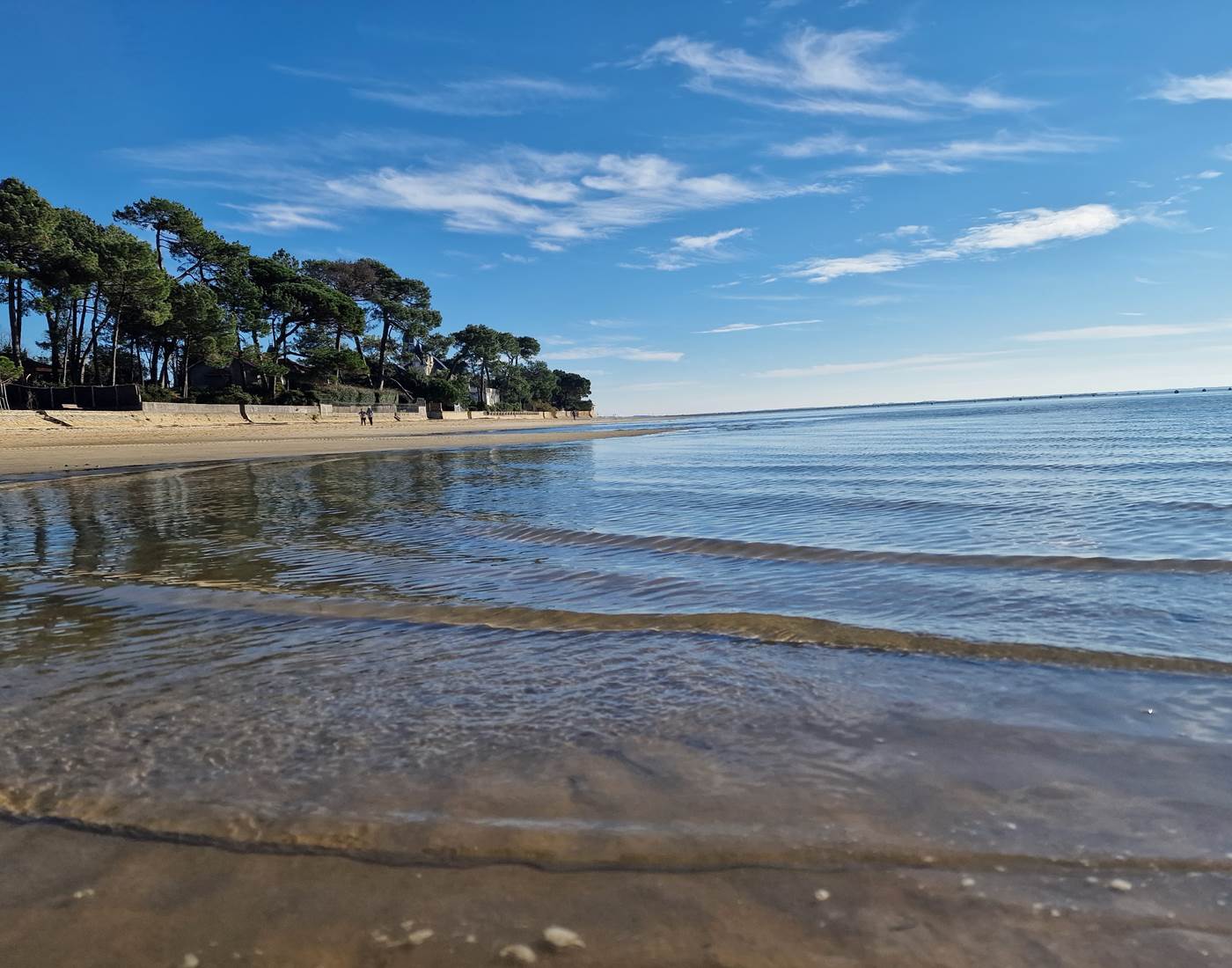 La plage de Taussat (Bassin d'Arcachon)
