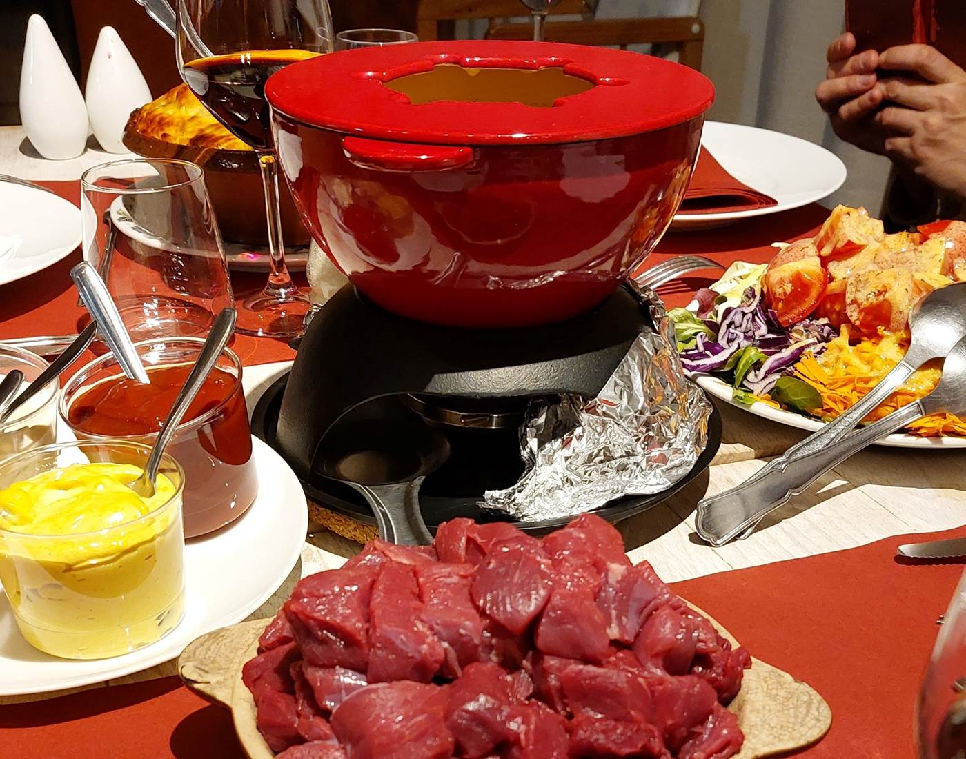 Maison d'hôtes Le Ranch des Lacs, une cuisine maison au produits locaux.