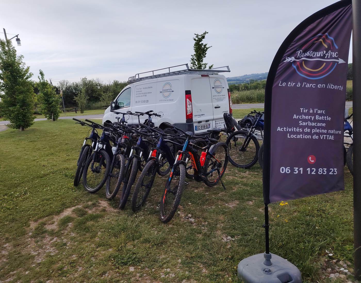 Vue sur le matériel