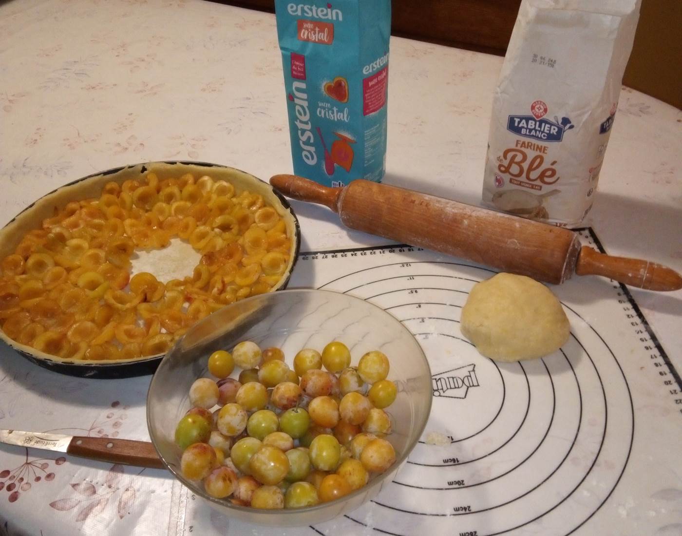 la célebre tarte aux mirabelles