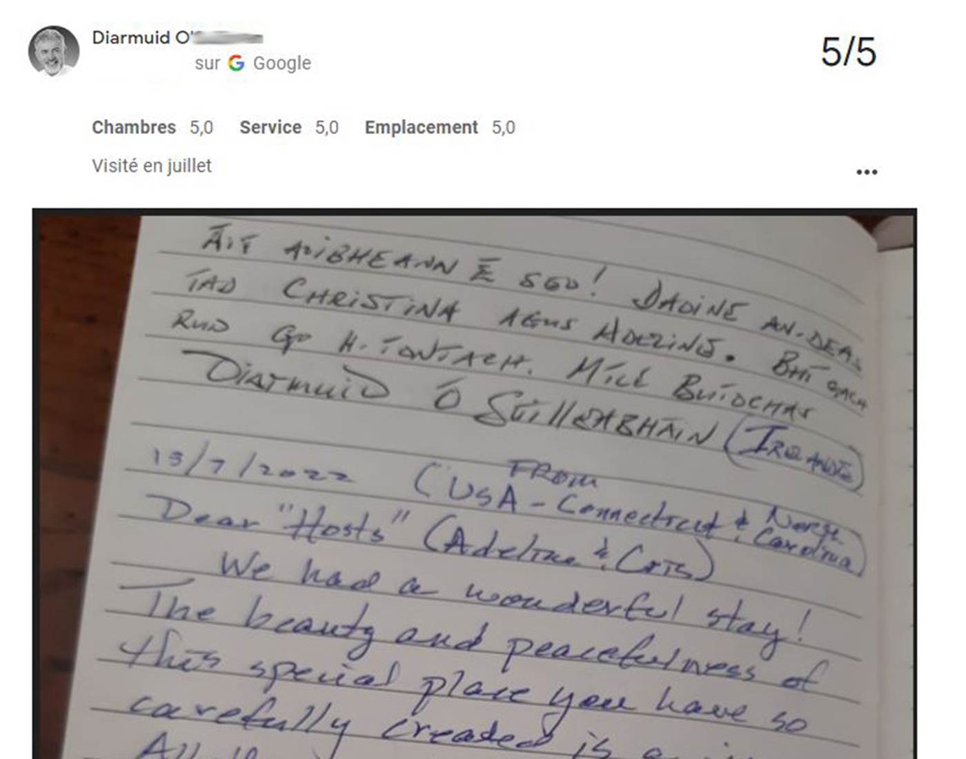 Avis Domaine des Cyclamens 2022