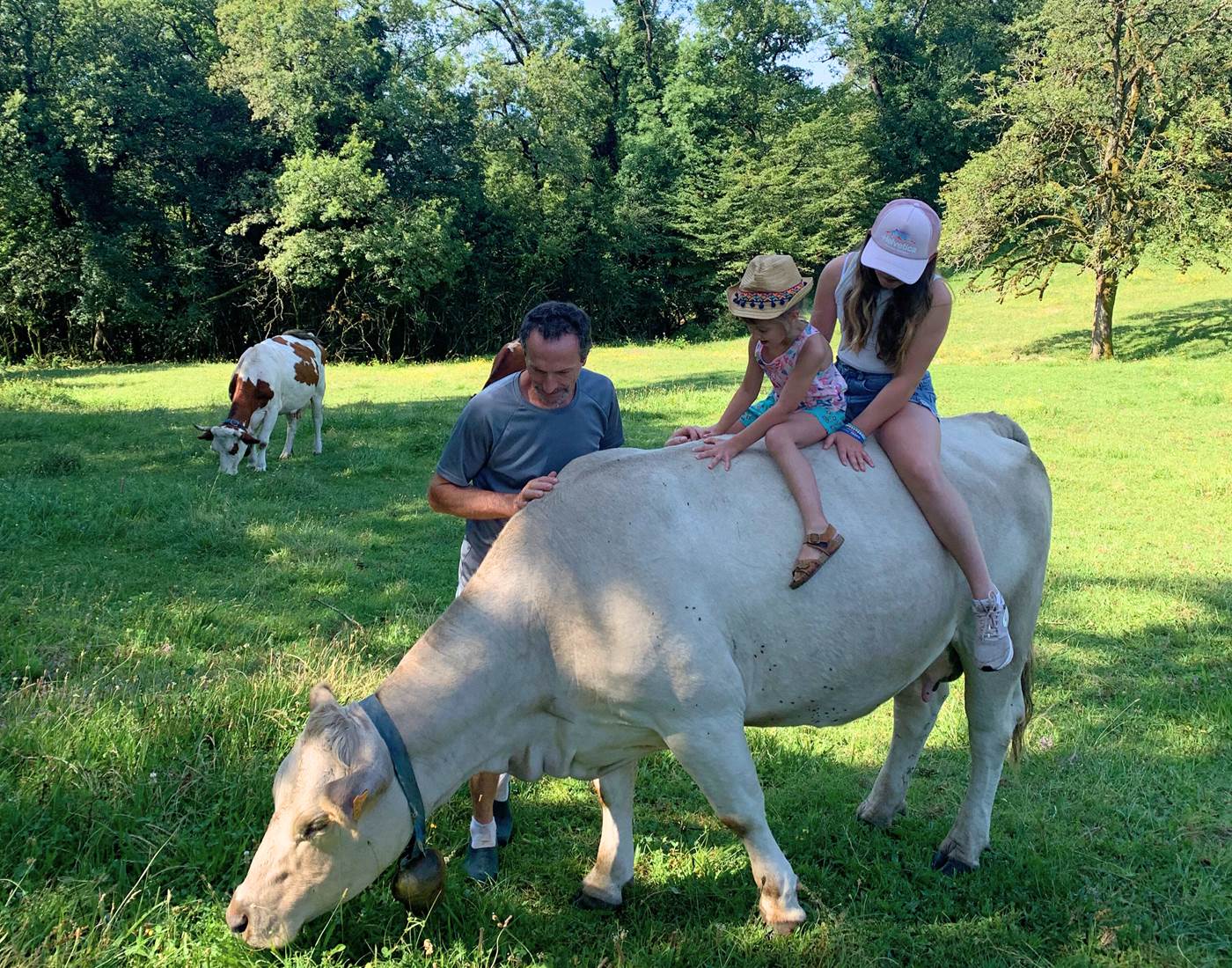 Visite de la ferme du Naray avec Didier-page