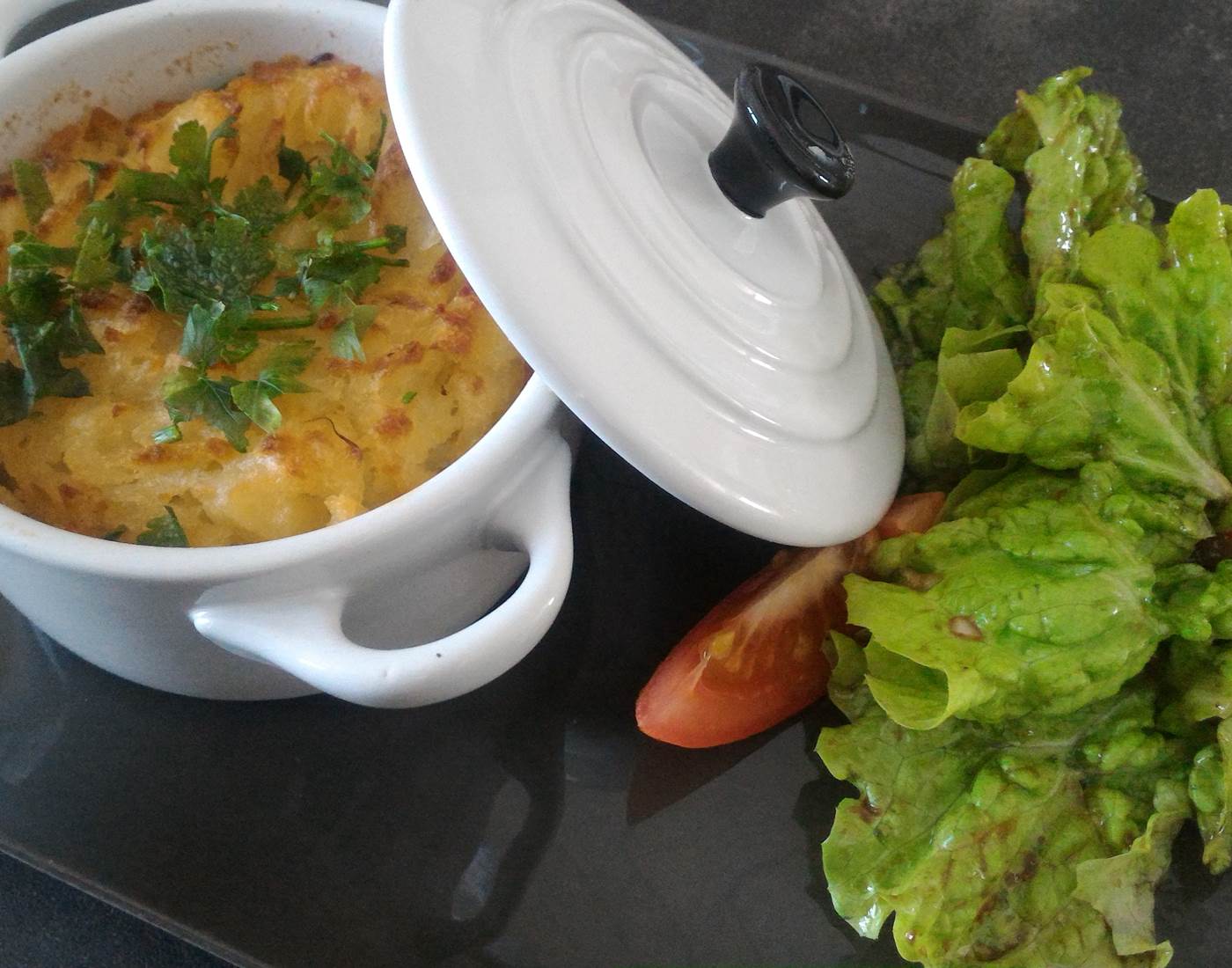 Hachis parmentier de canard