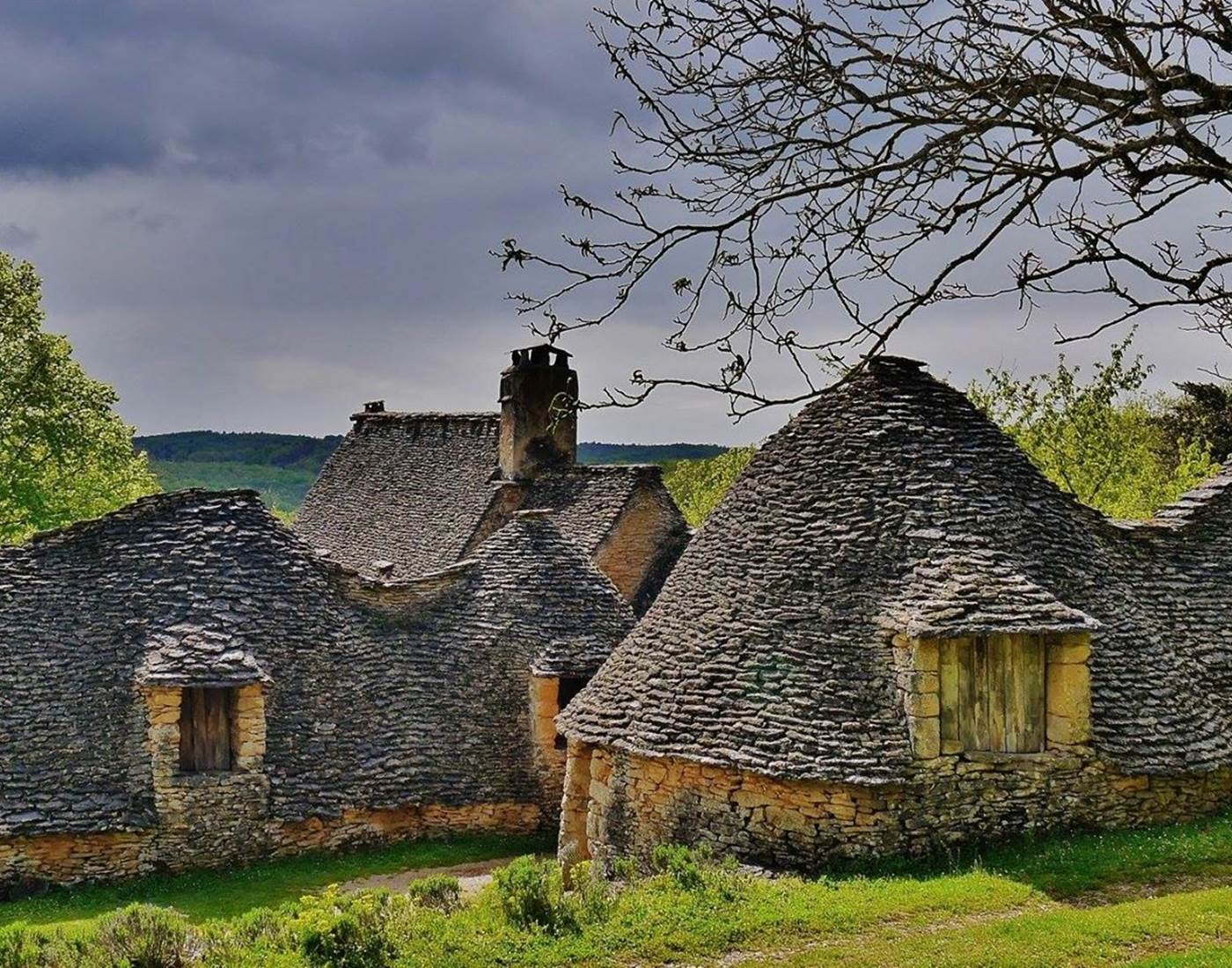 cabanes en pierres sèches