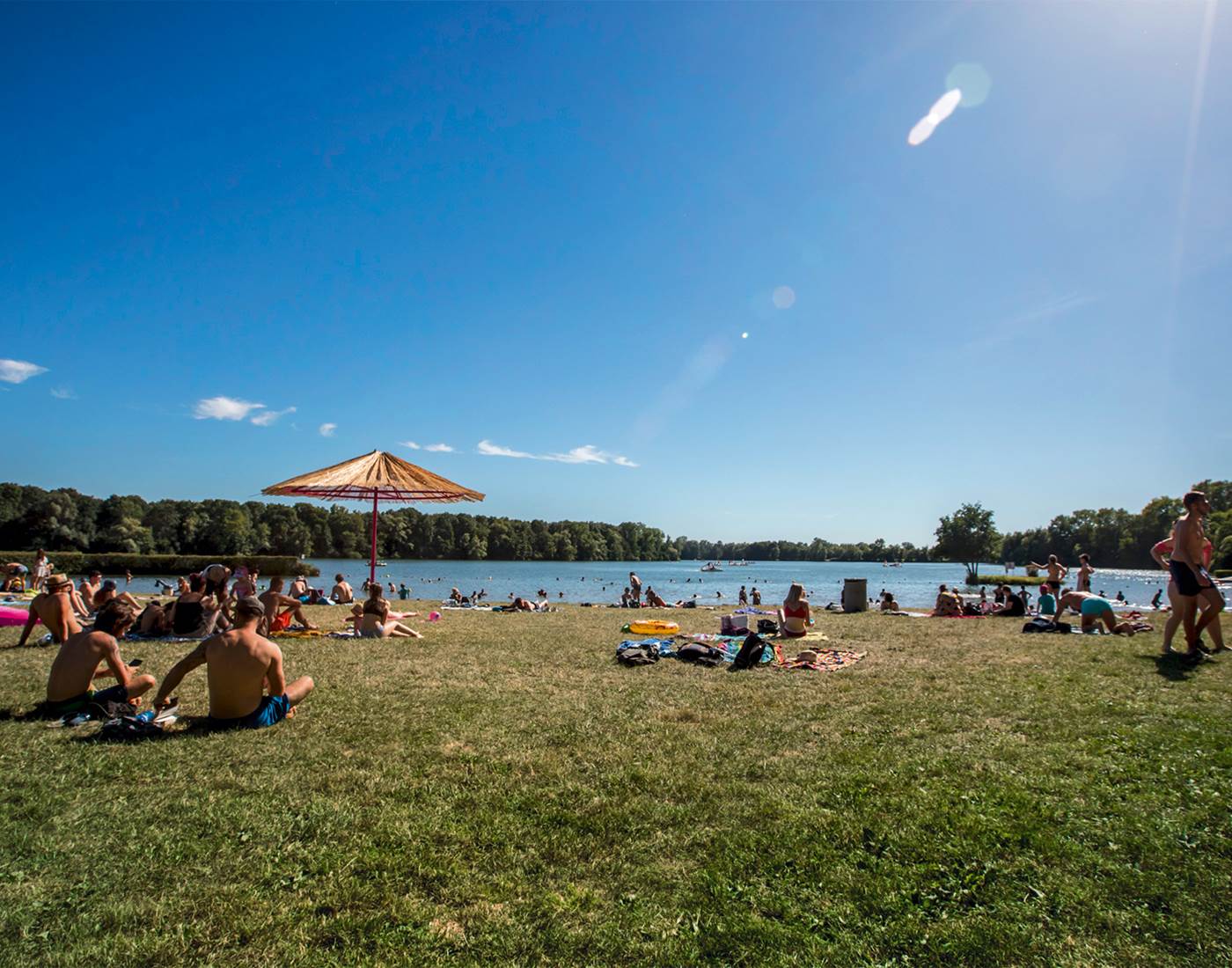 Plage du lac de Laives