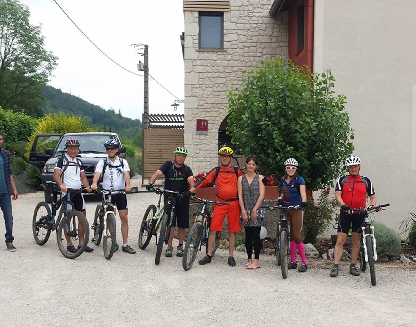 Groupe client en VTT